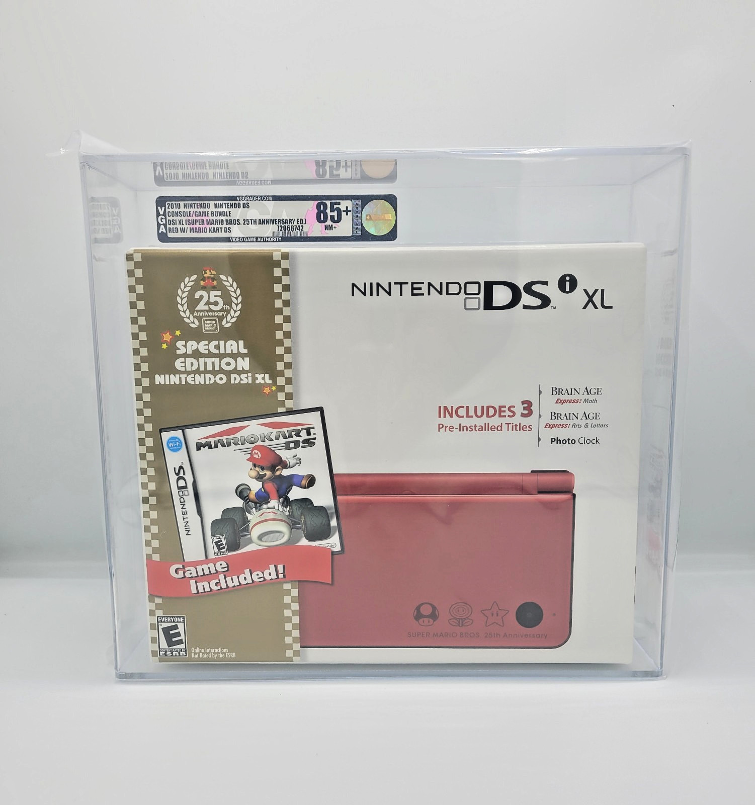 Nintendo DSi XL Console Super Mario Bros 25th Anniversary Edition VGA 85+