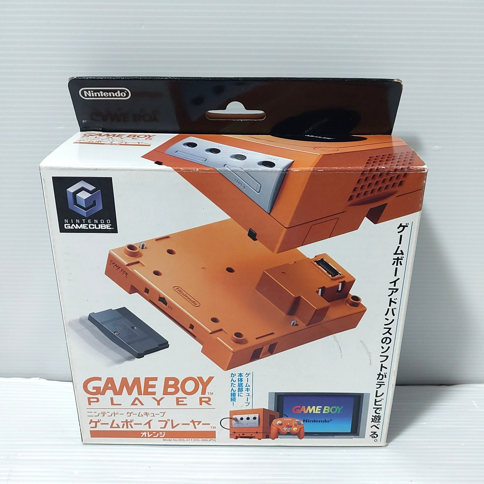Nintendo GameCube Spice Orange Console with Gameboy player Region Free Japan