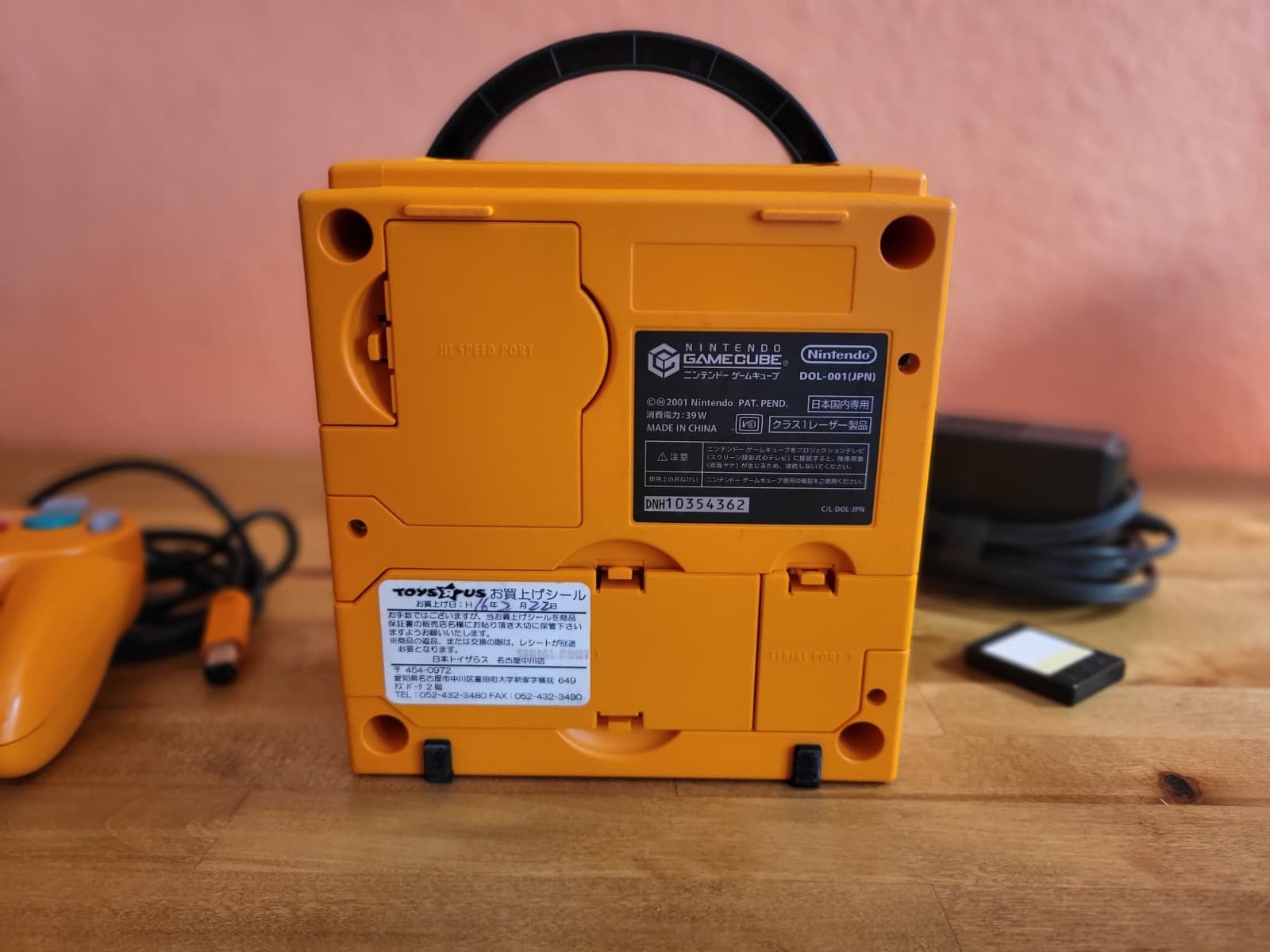Nintendo GameCube Spice Orange Console DOL-001 NTSC-J Japan OEM Controller