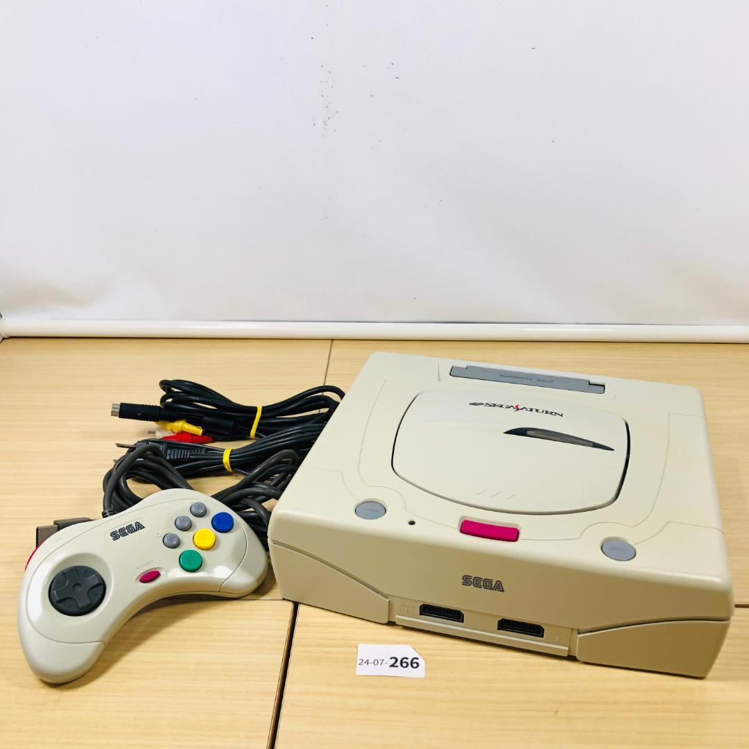 Sega Saturn Console White HST-3220 Japanese Version w/Contoller