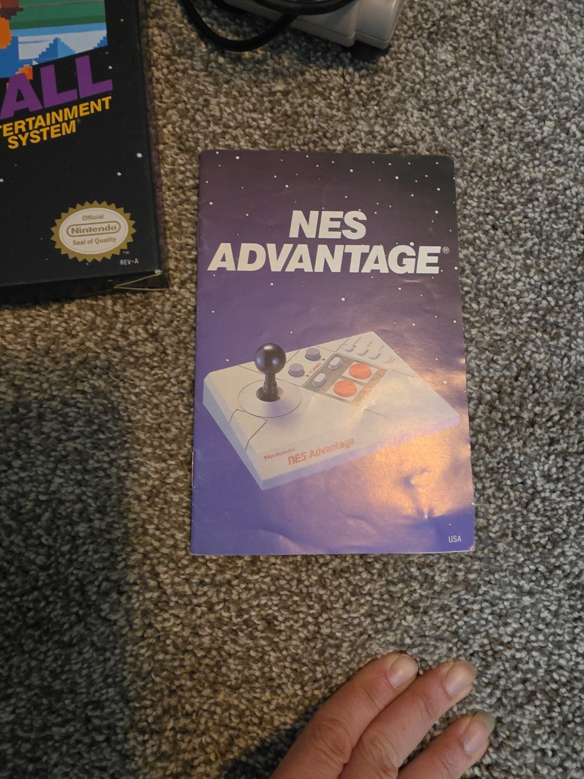Nintendo NES Gray Console with 2 Controllers and 6 Games Tested and Working