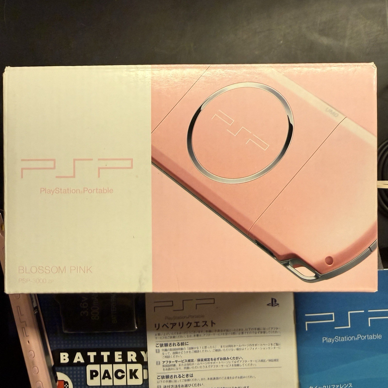 SONY PSP Playstation Portable Console Blossom Pink PSP-3000 ZP Japan Import New