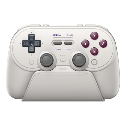 8BitDo Pro 3 Bluetooth Controller for Switch/Switch 2 – TMR Joystick Swappable