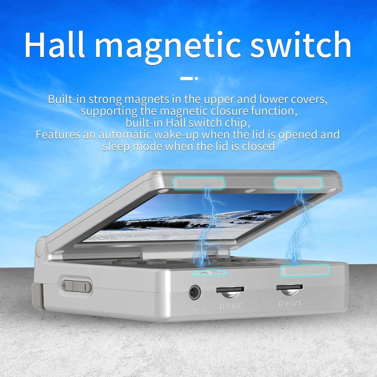RG35XXSP Portable Handheld Game Console 3.5inches IPS Screen 64G 10000+ Games