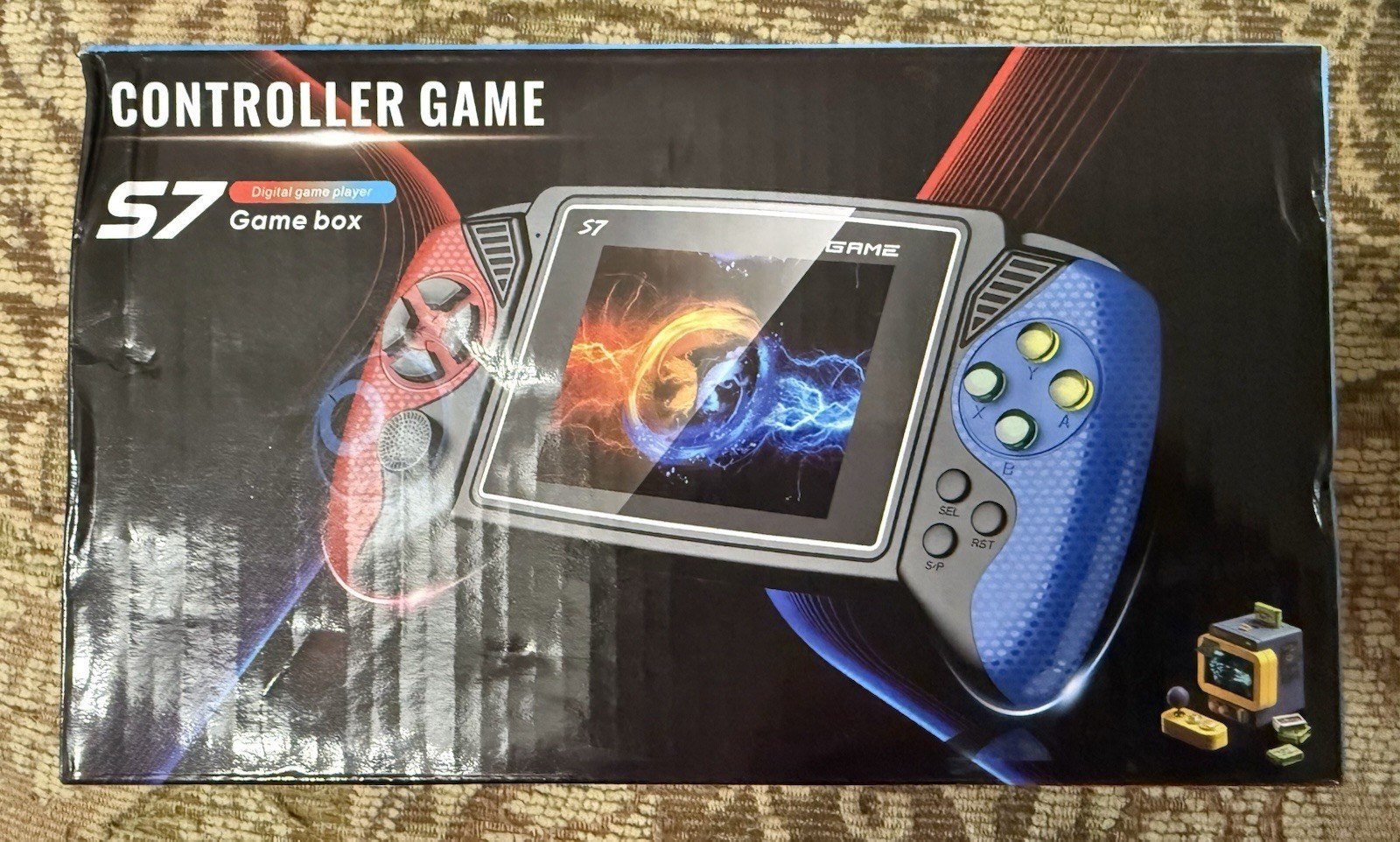 S7 S7 Game Box Handheld System Console, HDMI, Rechargeable Battery