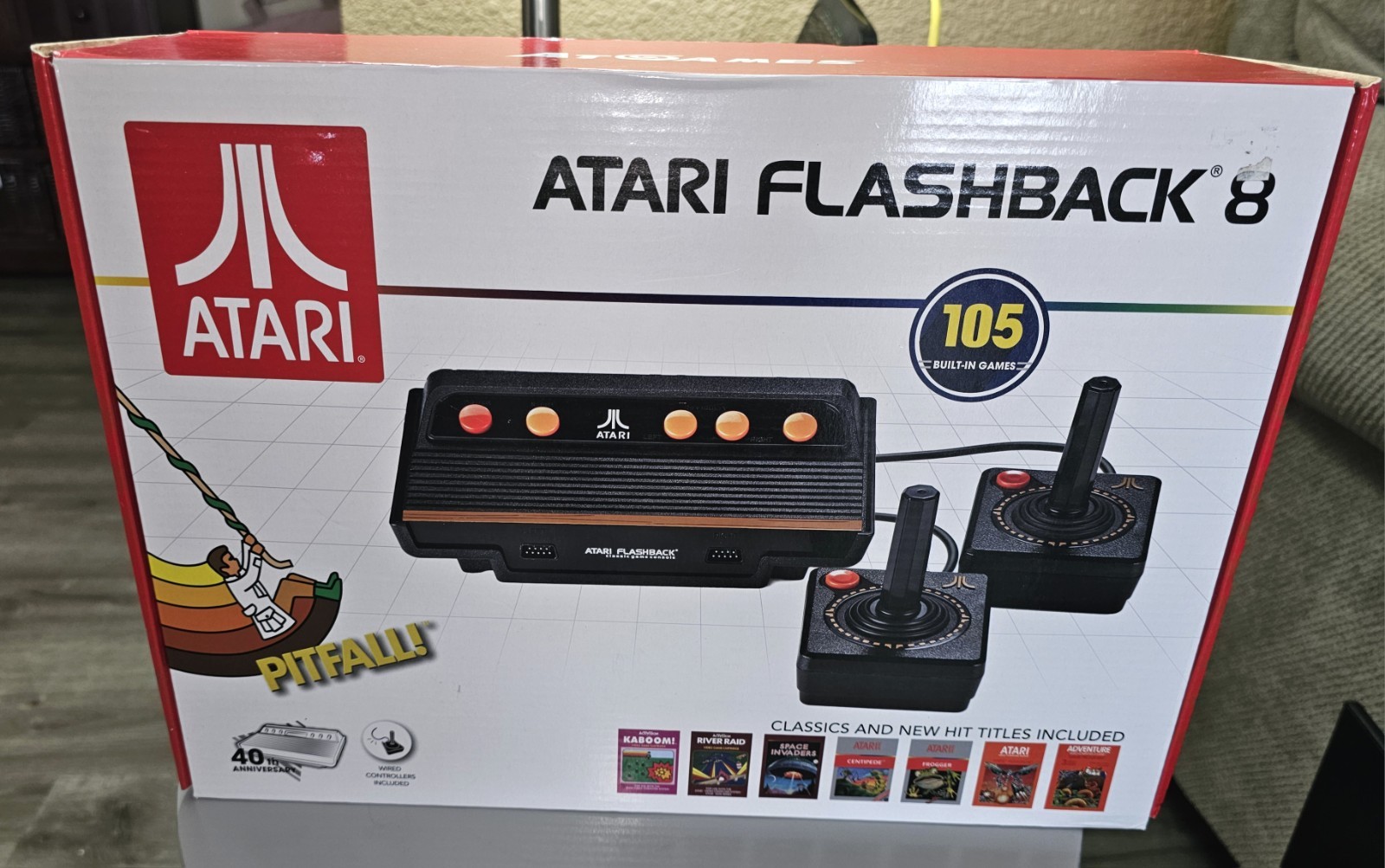 Atari Flashback 8 Classic Game Console 105 Built In Games in Box Tested