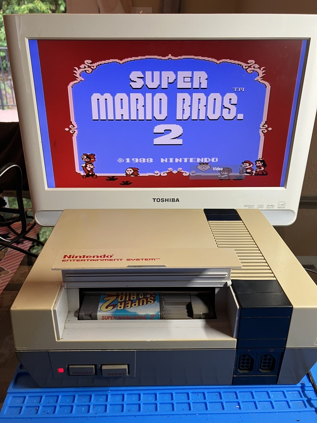 Nintendo NES Console System Bundle 10 Games Advantage NEW PINS Mario Bros 1 2 3
