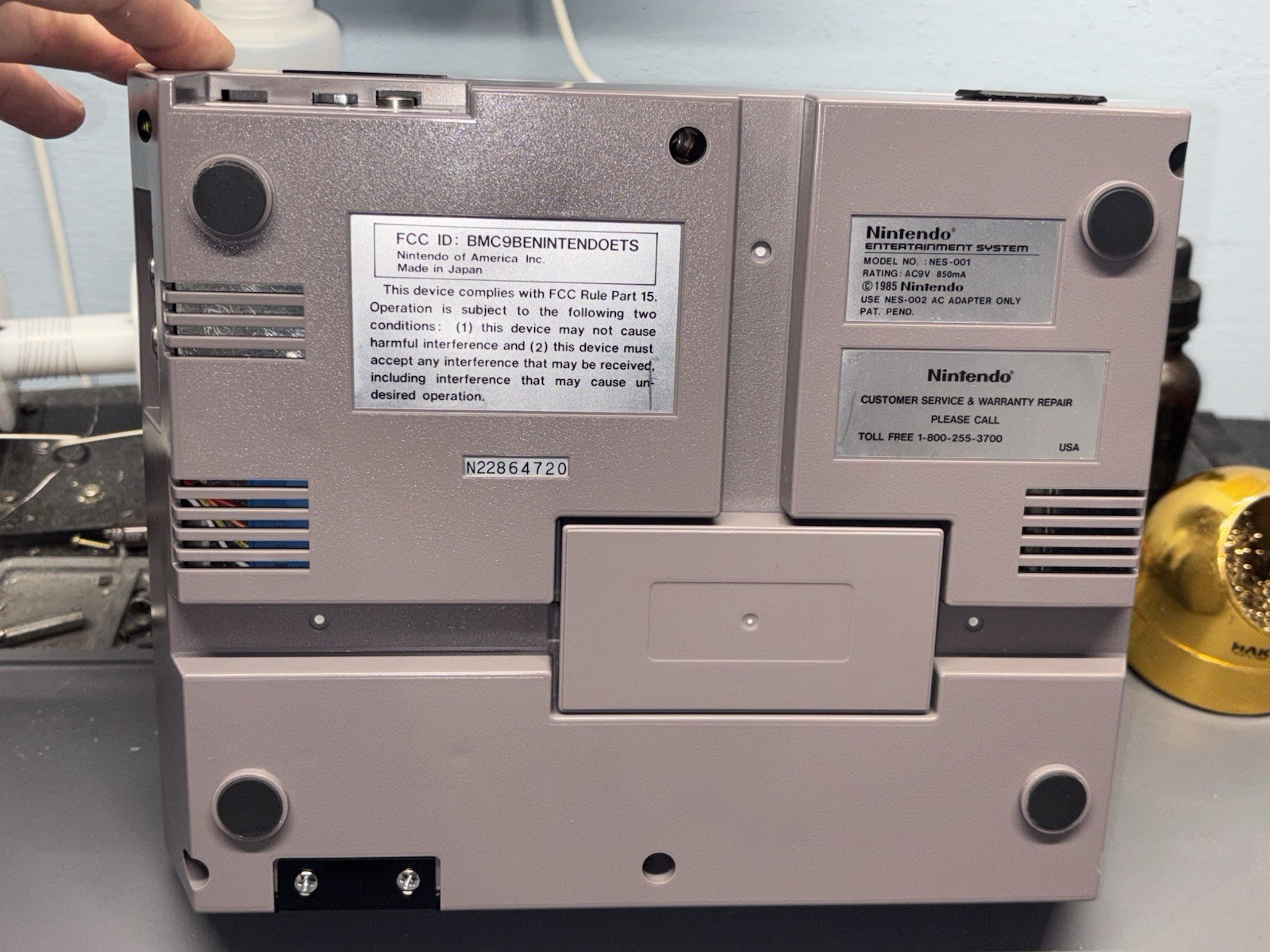 Ultimate NES RGB Nintendo Front Loader Full Recap LED Expansion Audio NESRGB V5