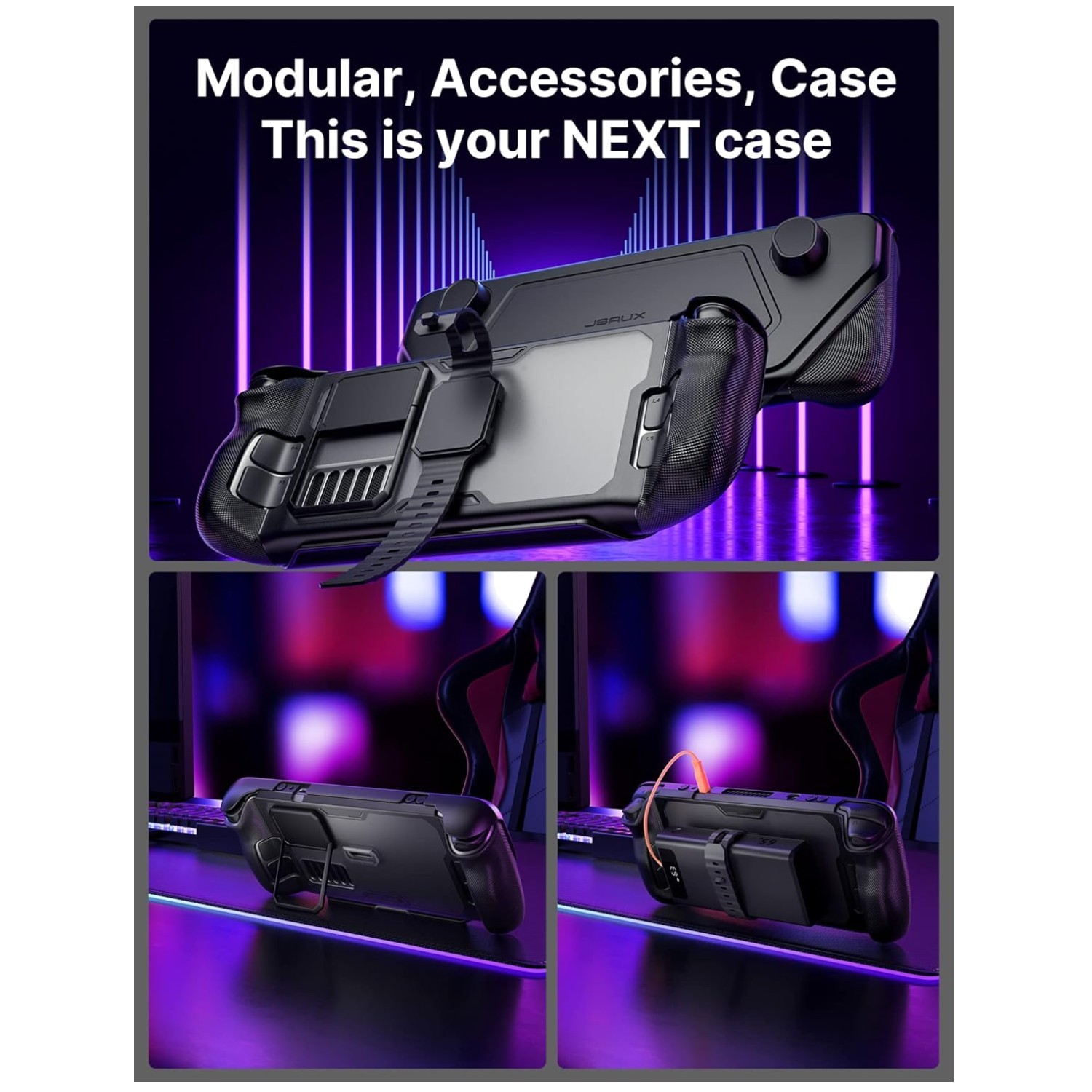 Metal Kickstand & Strap Included – Steam Deck Basic Set