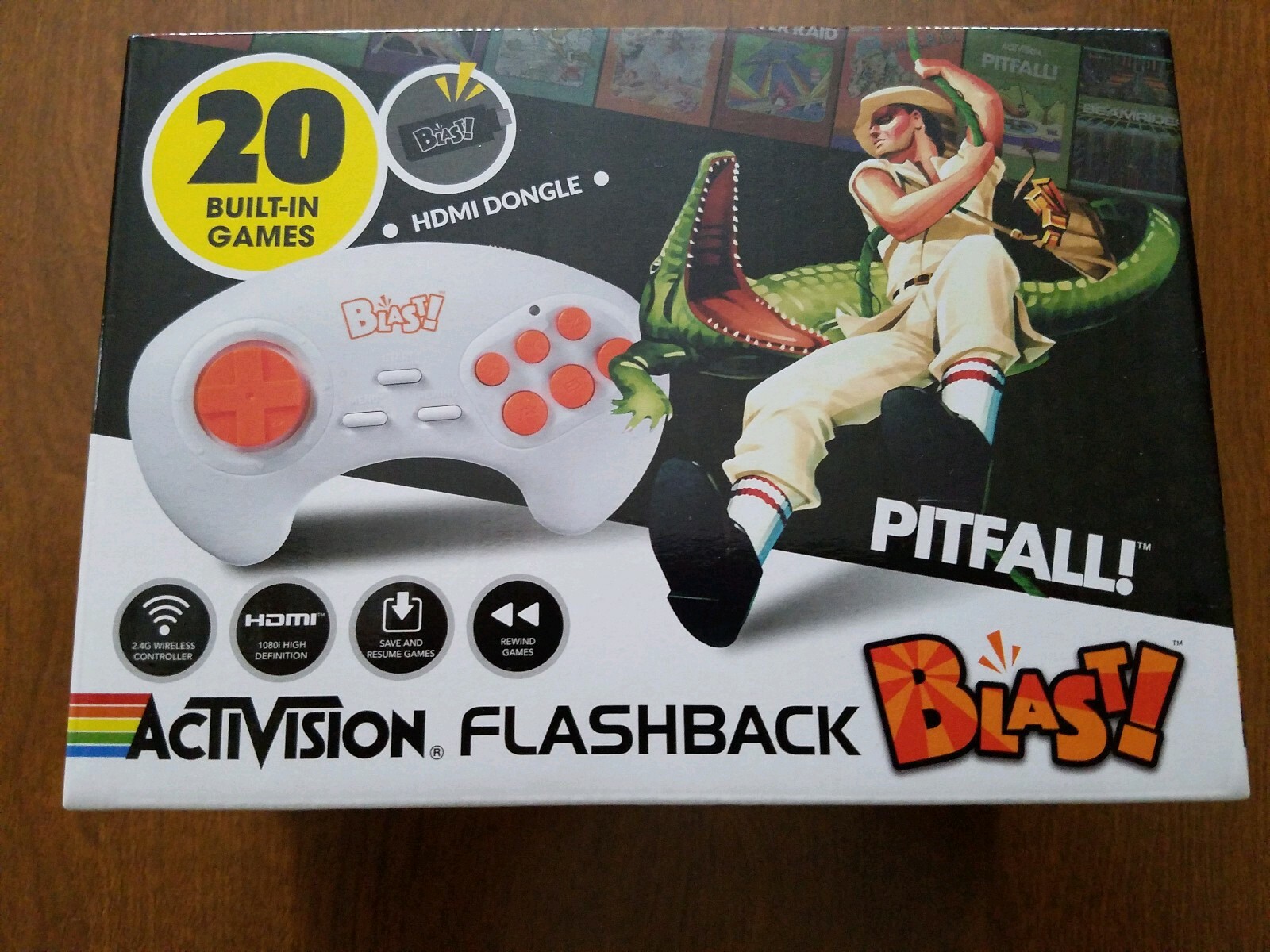 Atgames Activision 20 in 1 Classics Flashback Blast Pitfall wireless HDMI DONGLE