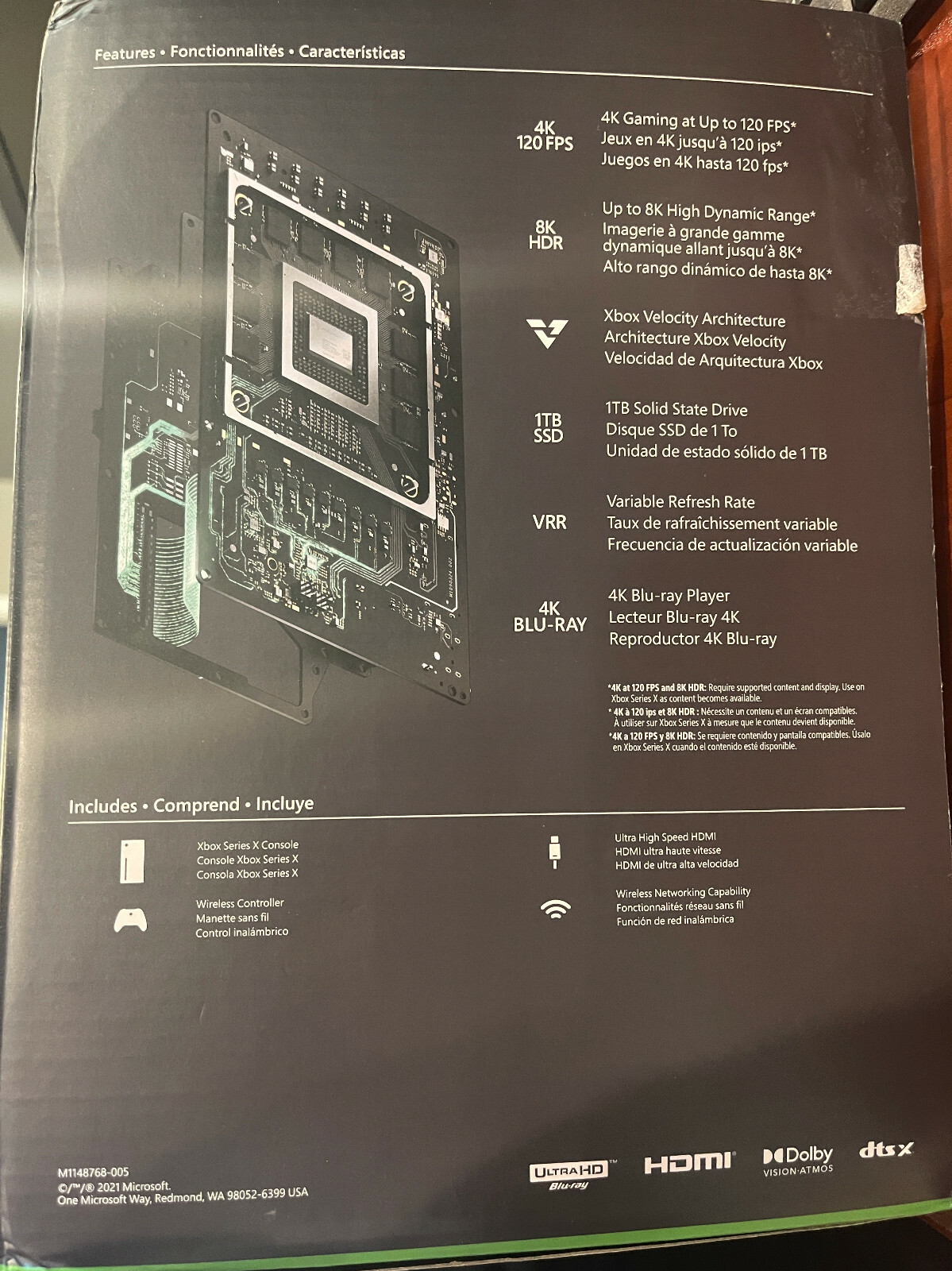 Microsoft Xbox One X Console BRAND NEW UNOPENED – 1TB SSD, Black, 4k 120fps 