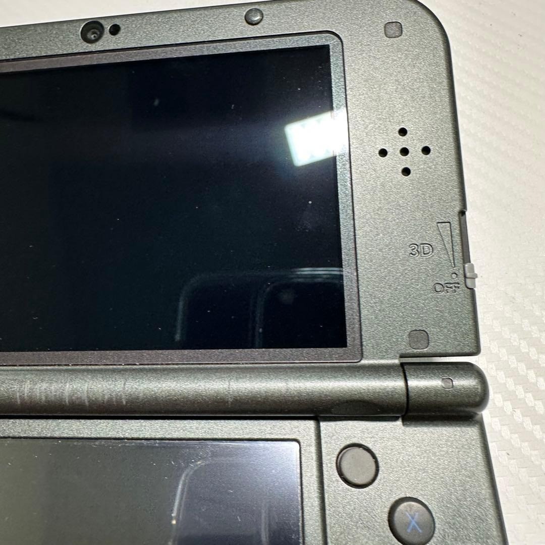 New Nintendo 3DS LL Metallic Black Console w/Cover Japan Tested 6503