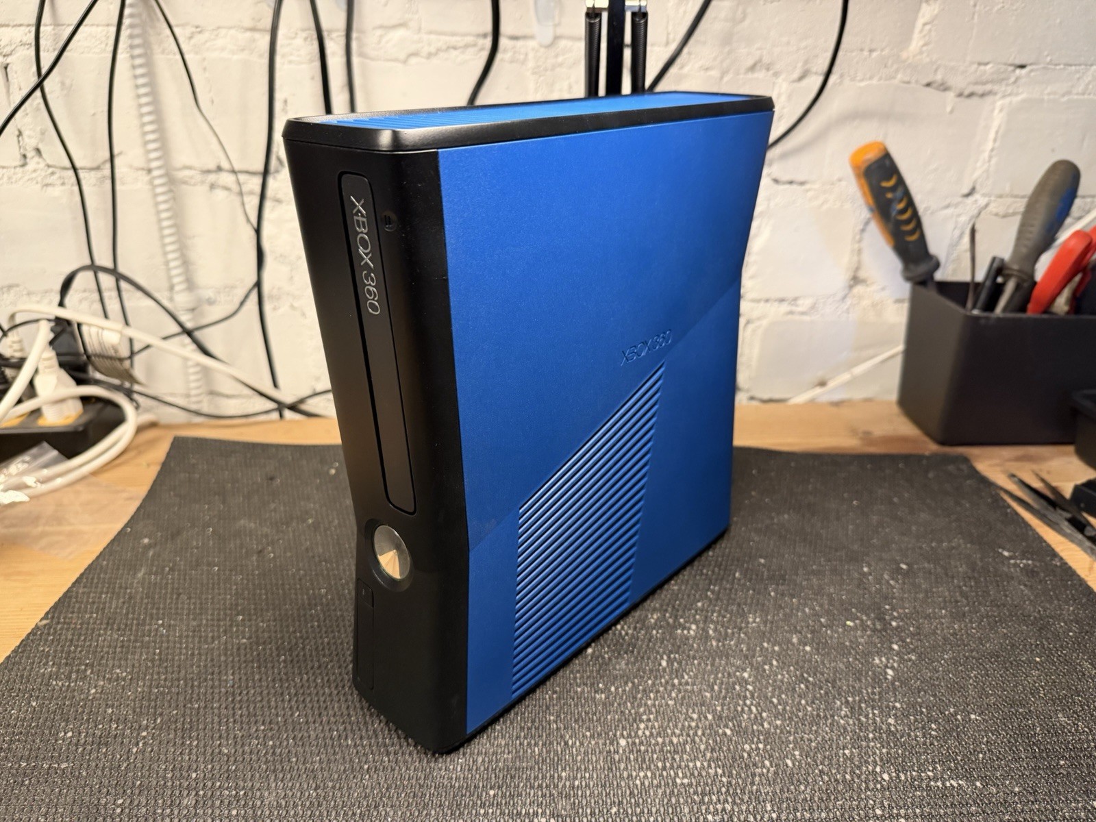 Custom Xbox 360 Slim + Power Supply – Fully Tested w/ Warranty