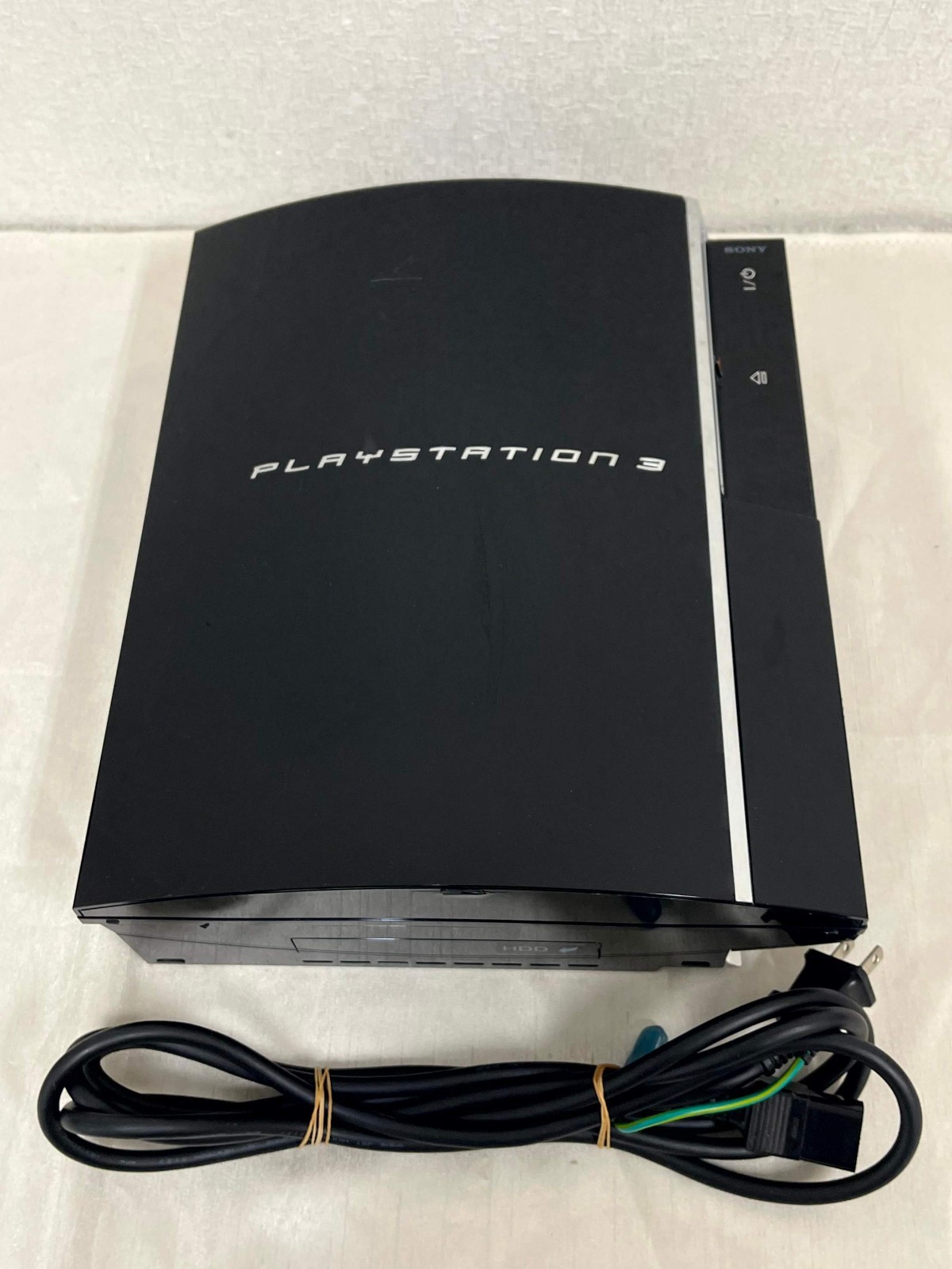 PS3 CECHA00 60GB Model Black console Power cable only Japan Model Free ship
