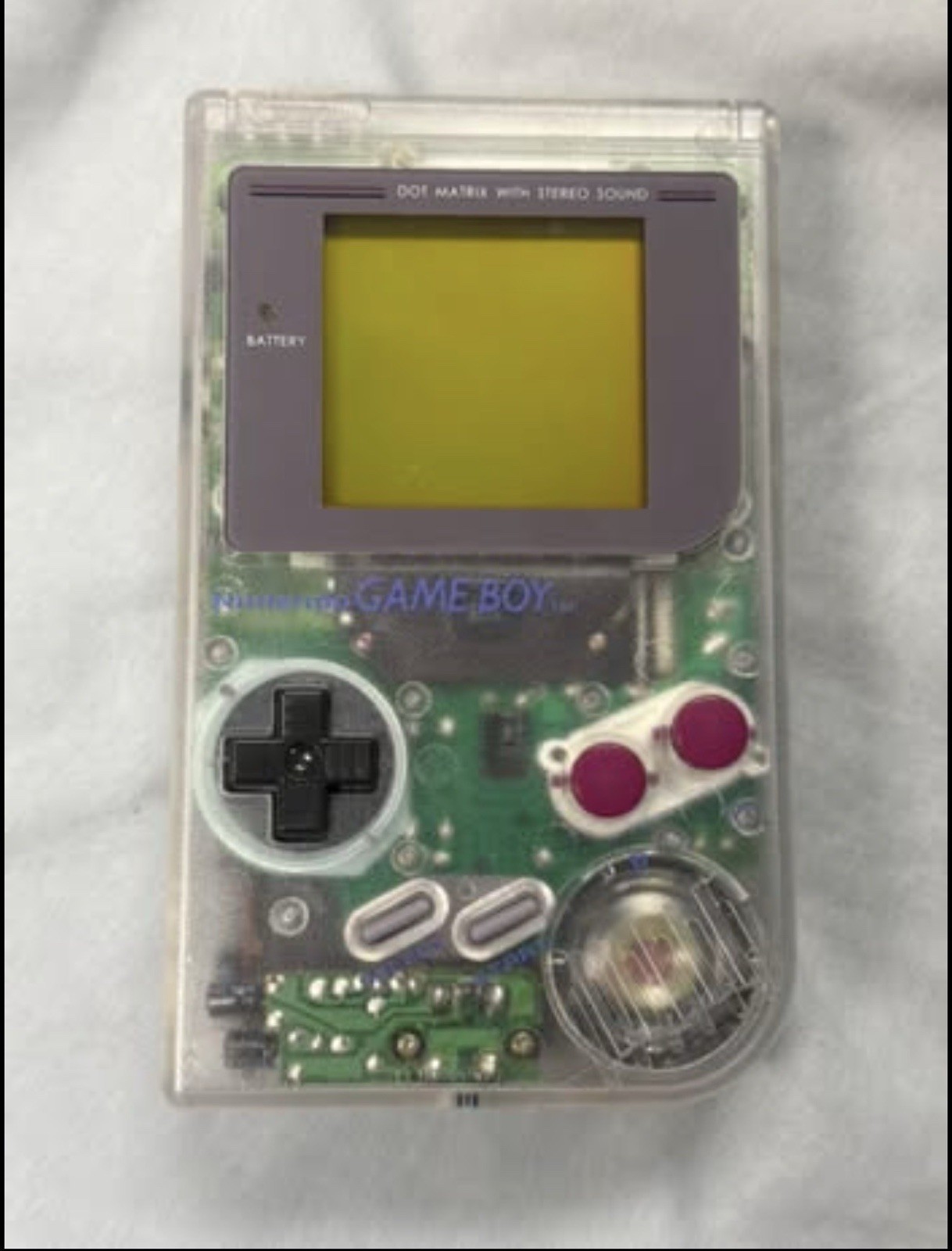 Nintendo Game Boy DMG-01 Play It Loud Clear – New Glass – Cleaned/Tested