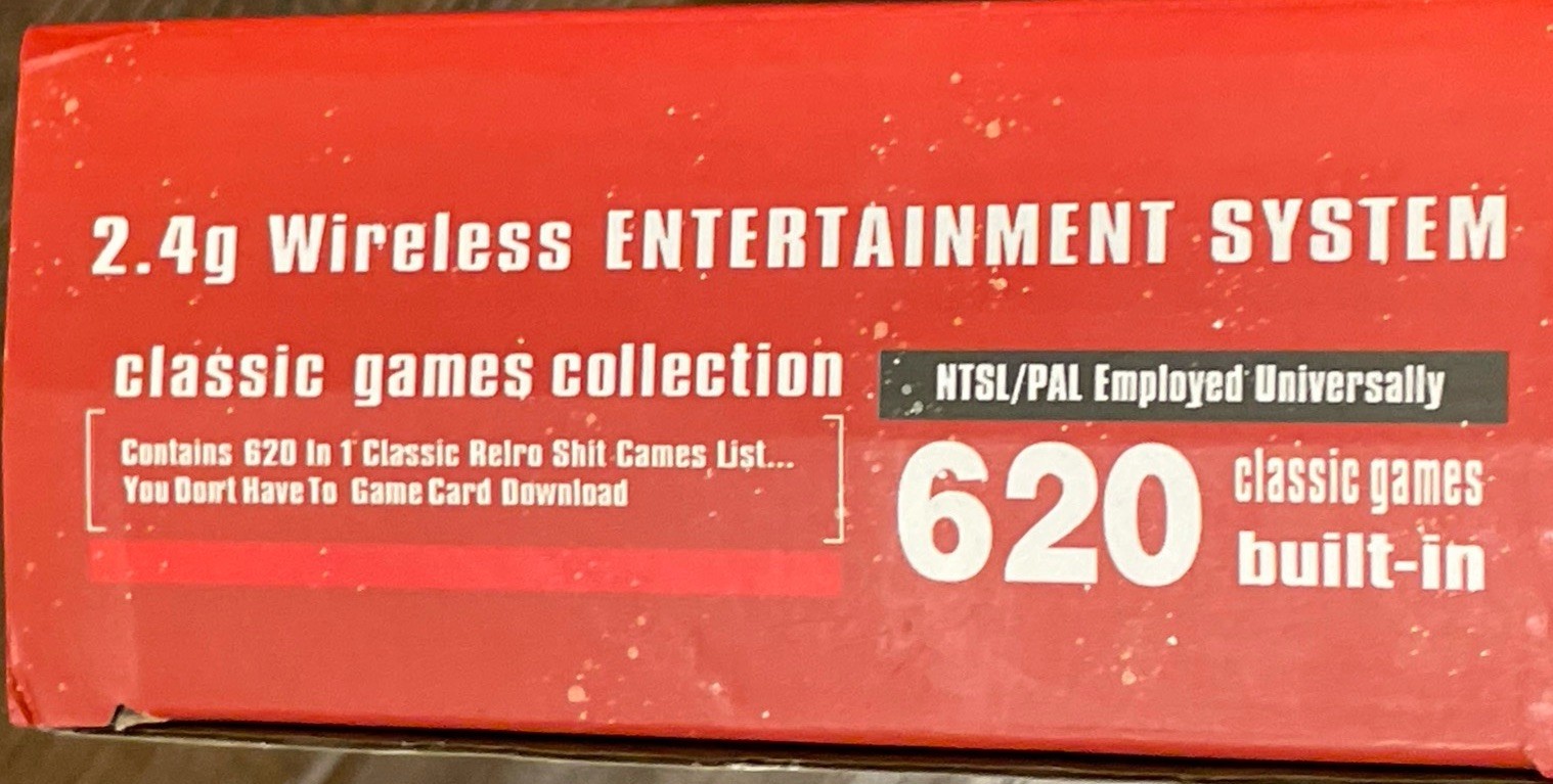 Mini Game Built-In Entertainment System w/ 620 Classic Games