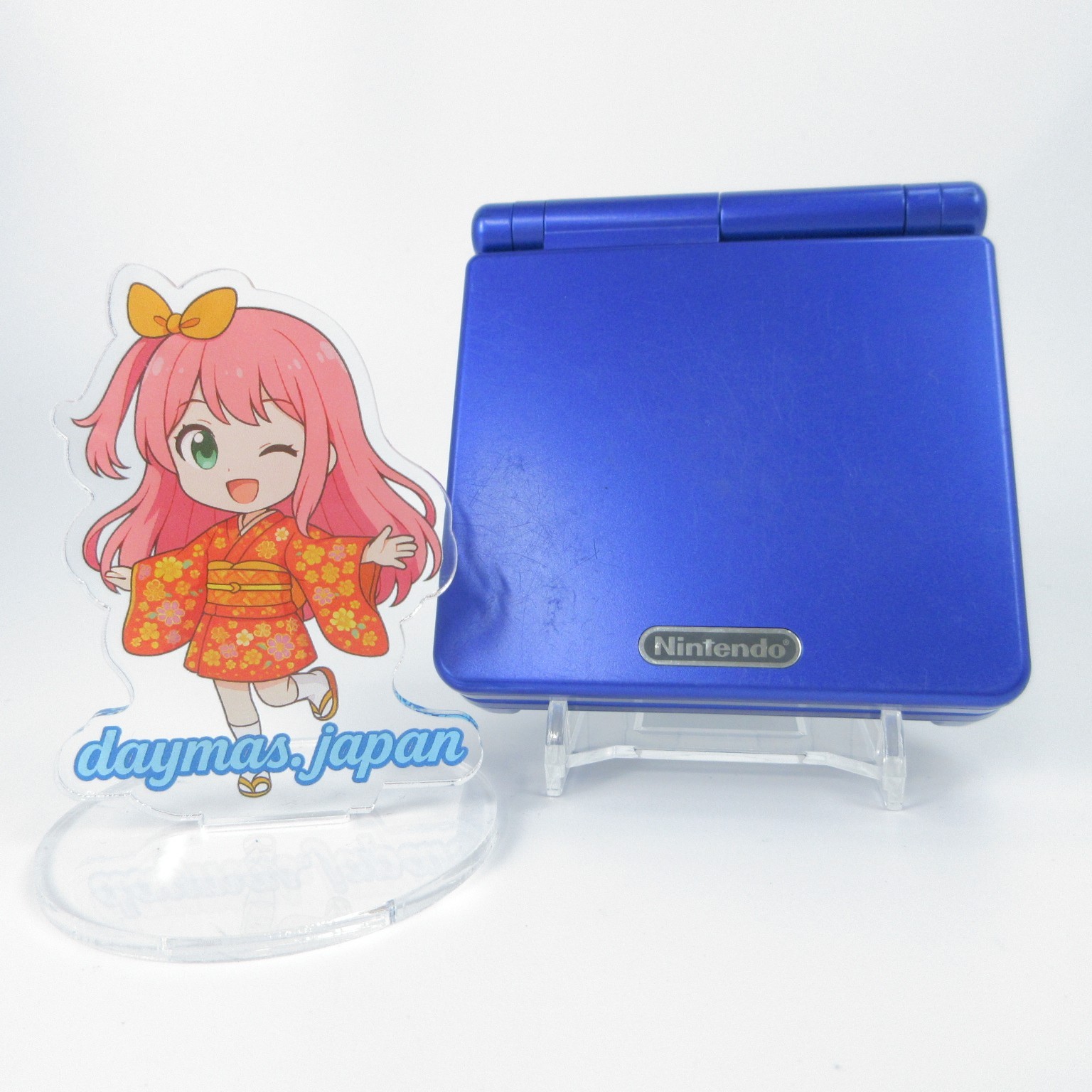 【Very Good】Nintendo GameBoy Advance SP Azurite Blue GBA Console #RET110702