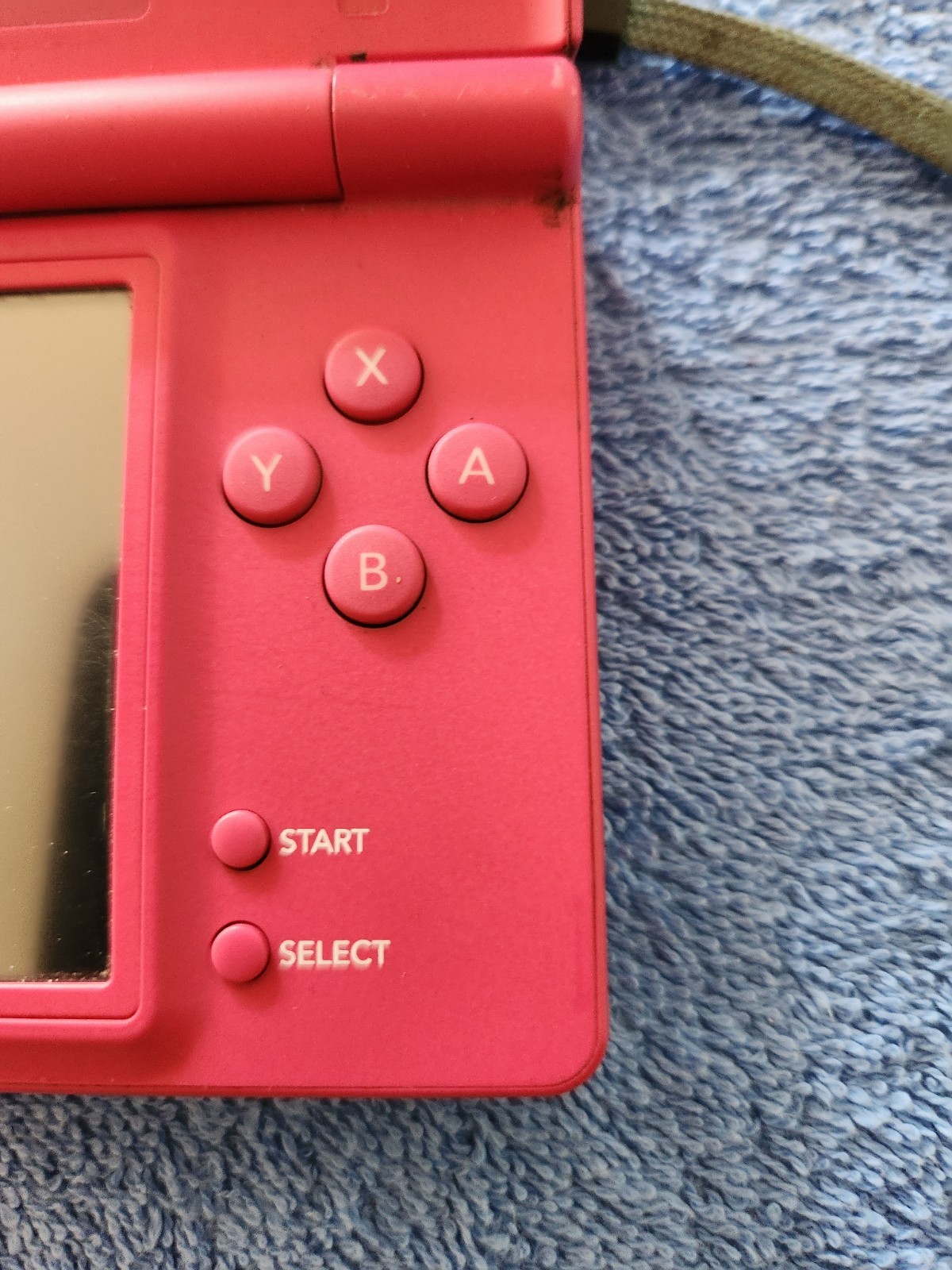 Nintendo DSi Pink Console Bundle w/ Charger, 2 Games & Stylus Replacement Tested