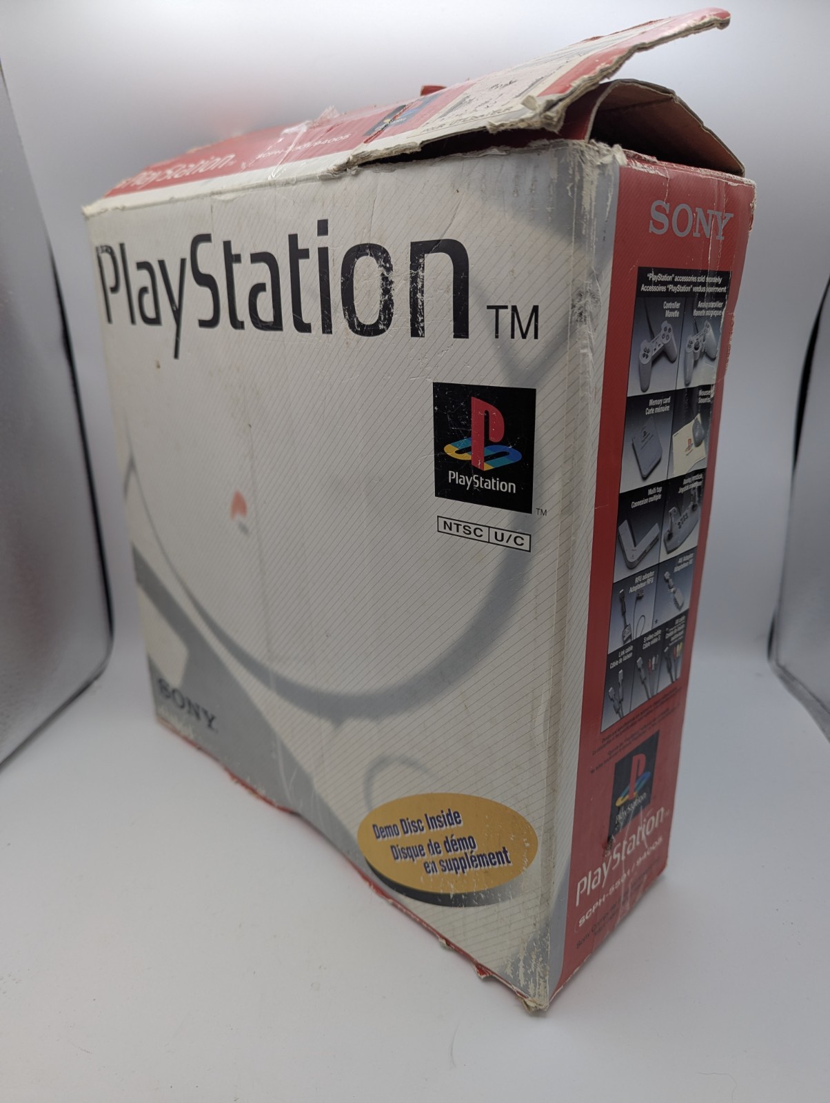 Tested Working Sony PlayStation Launch Edition Gray Console (SCPH-5001) With Box