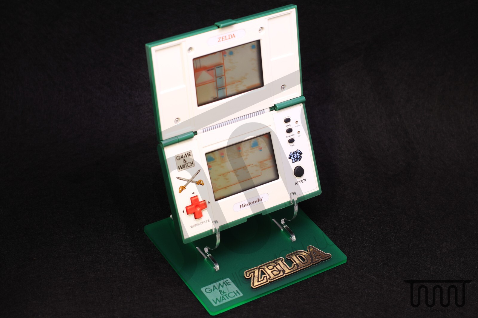 Acrylic Display Stand for Nintendo Game&Watch Multi Screen Zelda ZL-65