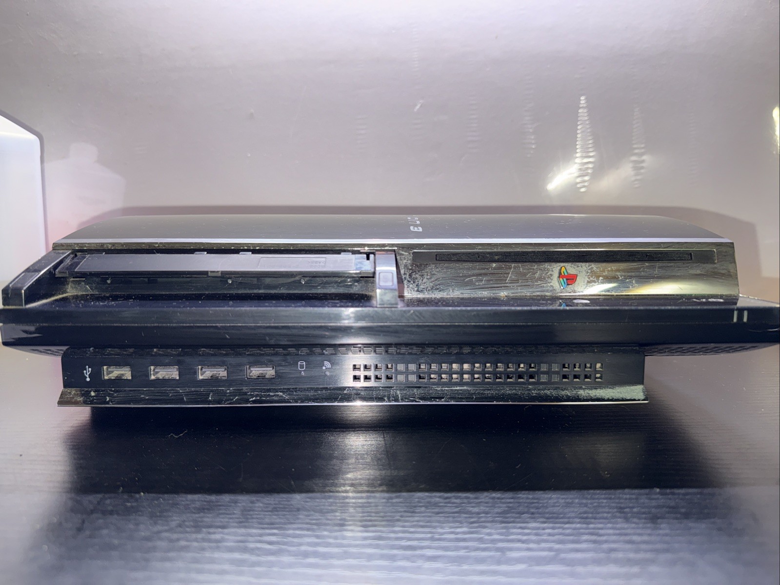 •Flawed•Sony PlayStation 3 PS3 CECHA01 80GB Phat Backwards Compatible Console