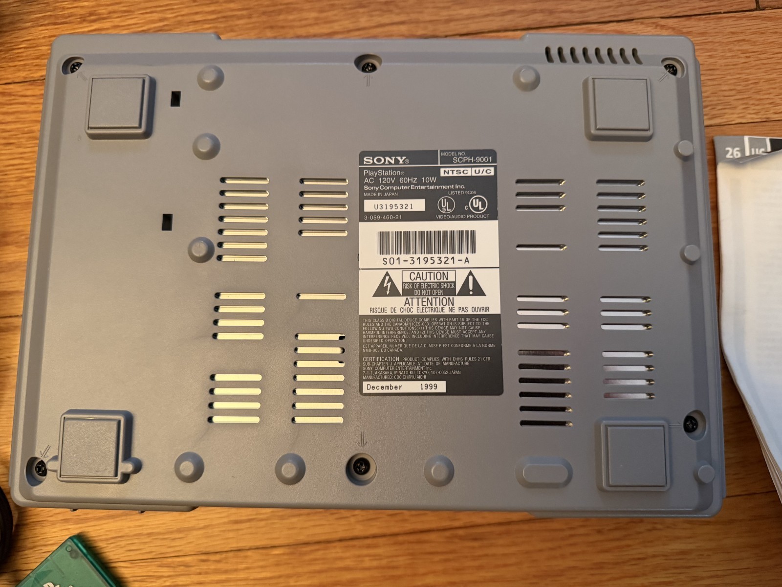 Sony PlayStation 1 Game Console – Gray Modified, chipped