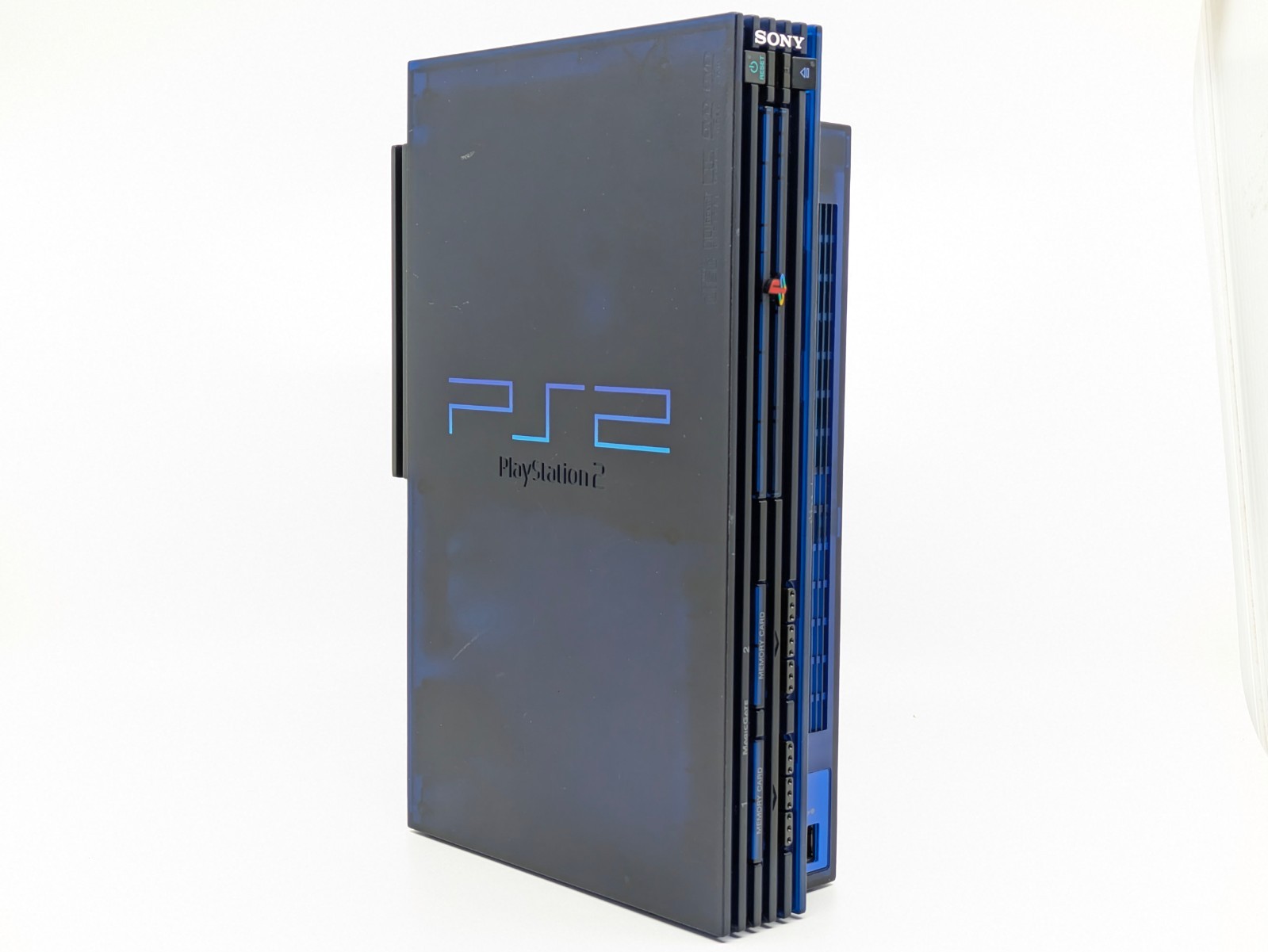 Sony PlayStation 2 Midnight Blue BB Pack SCPH-50000 MB/NH Console Tested Japan
