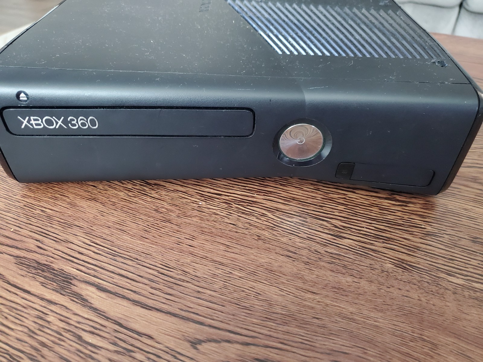 Microsoft Black Xbox 360 w 250 GB *For Parts