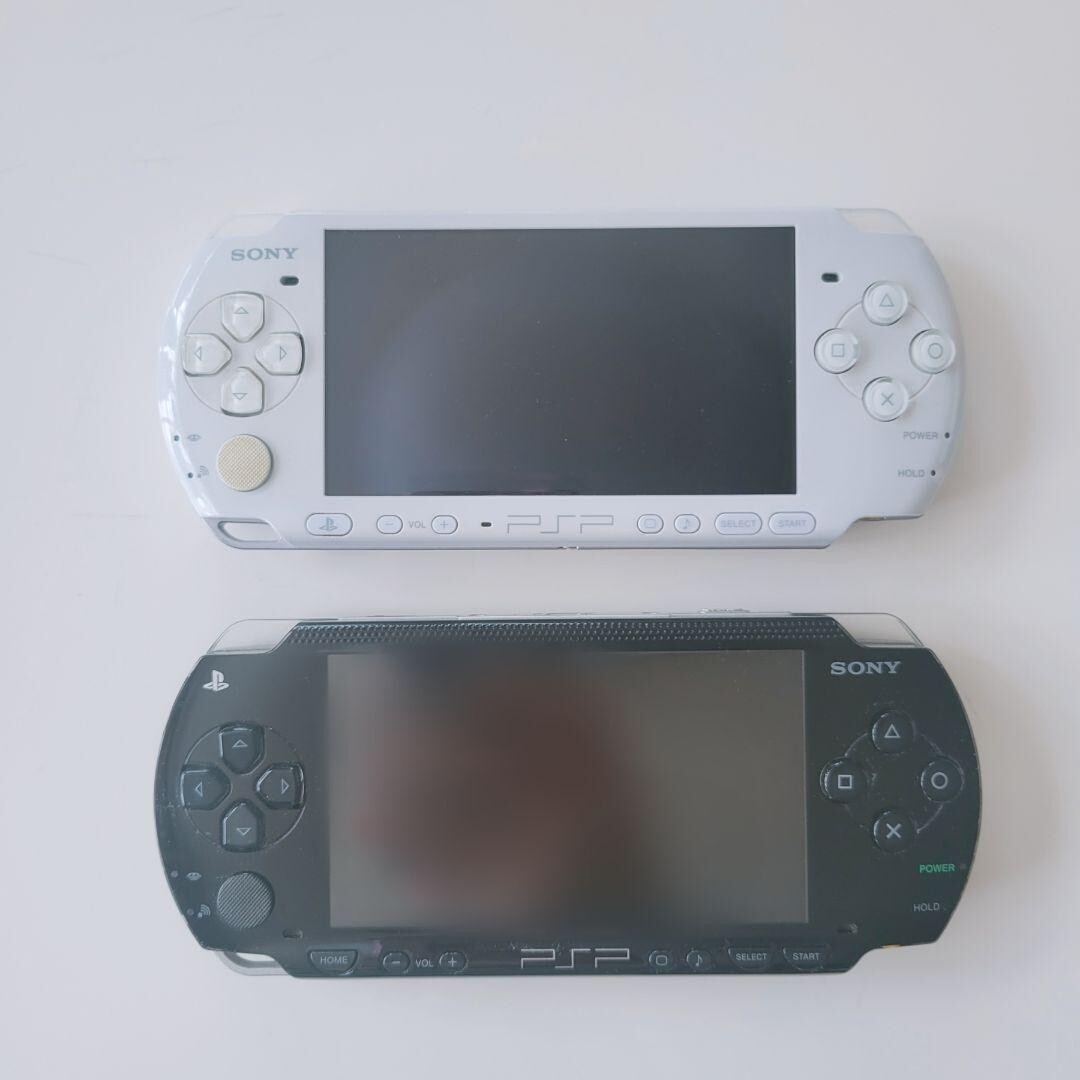 Sony PSP-3000 Lot of 2 color Random Set Console Junk FOR PARTS Japan