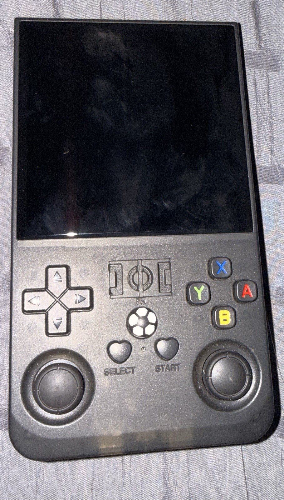 R36 MAX Black Handheld System Dual Analog Sticks USB-C Headphone Jack Used