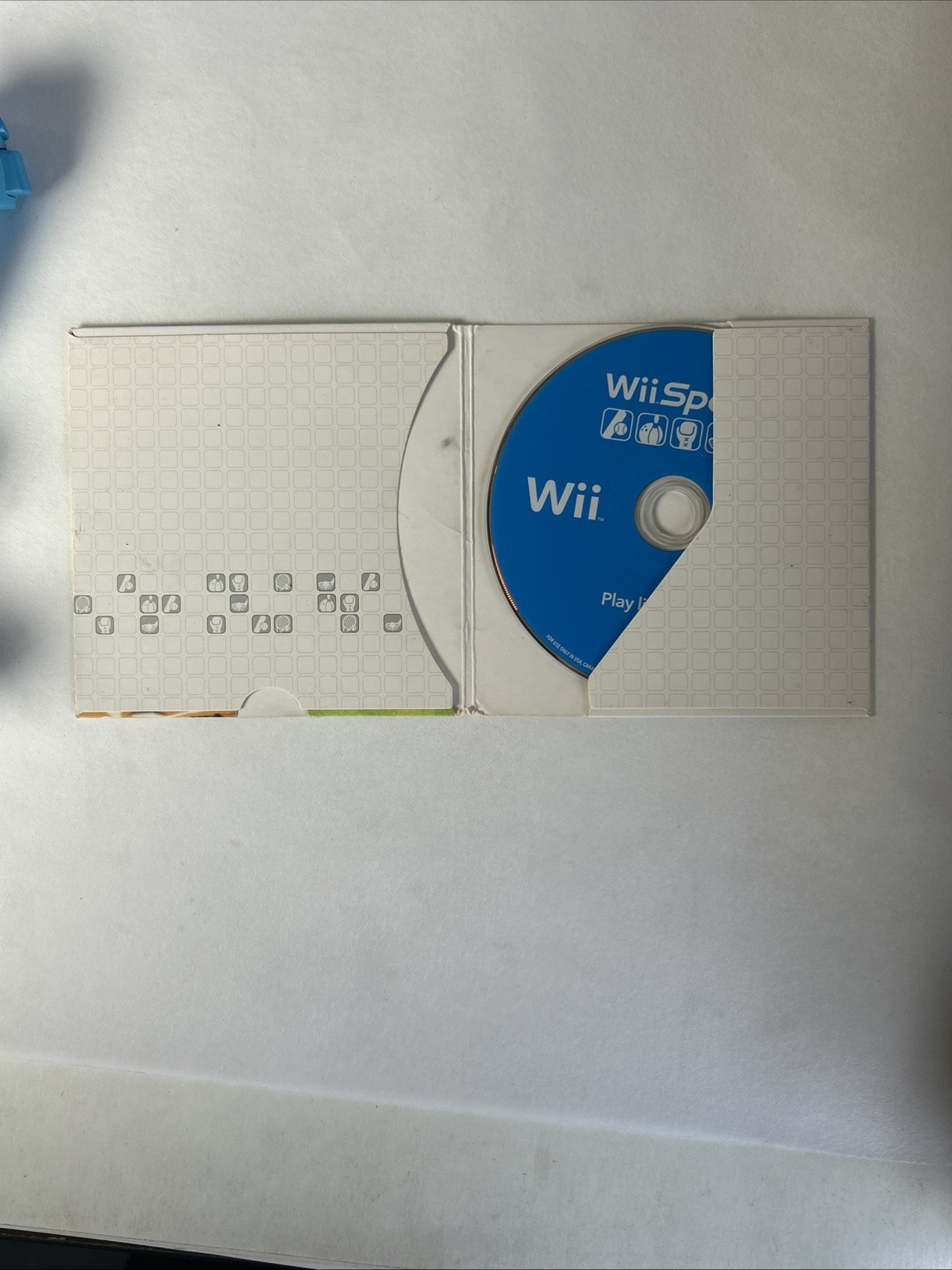 Nintendo Wii Sports RVL-101 Complete Blue Console Bundle W Motion Plus & Game