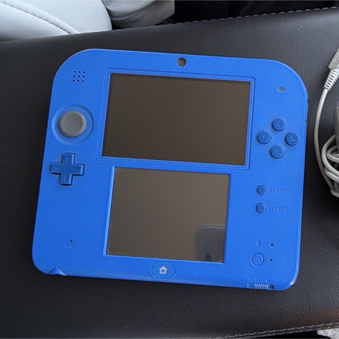 Nintendo 2DS Blue Handheld Console w/ Charger, Built-In Camera