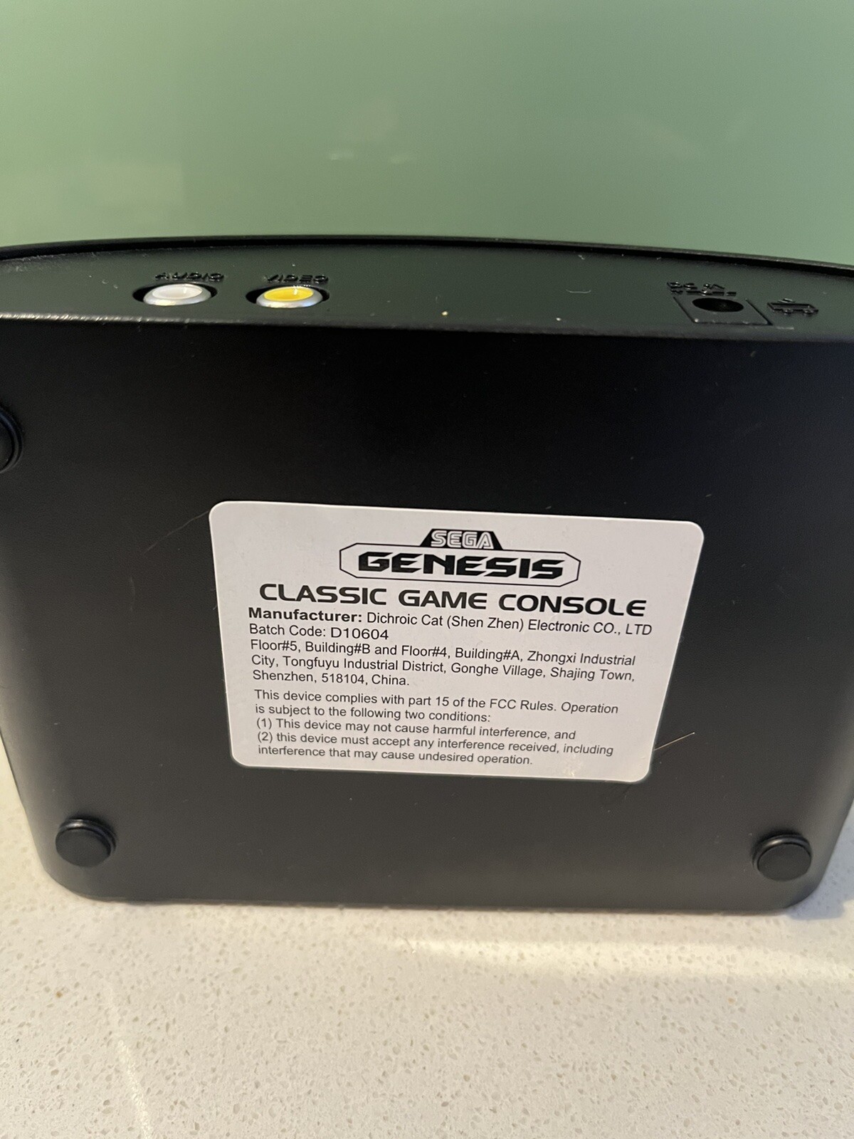 UNTESTED Sega Genesis AtGames Classic Console ONLY