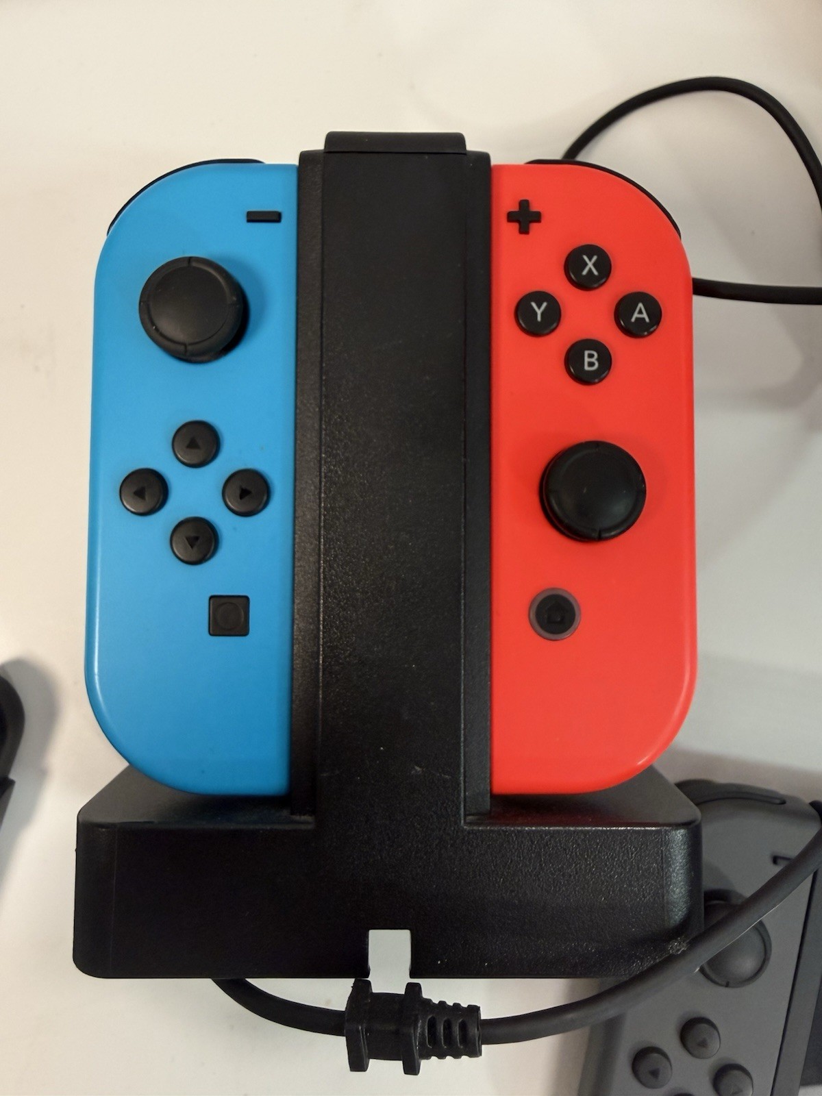 Nintendo Switch 32GB Gray Console with Neon Red and Neon Blue Joy-Con