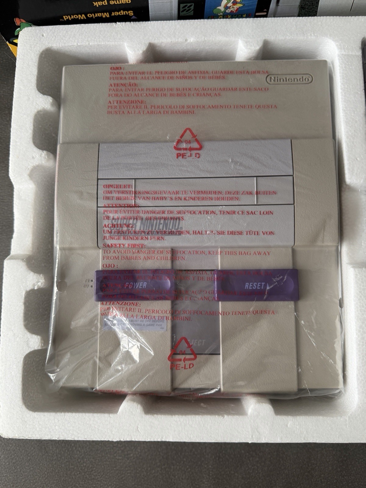 Nintendo SNES Gray Console Super Nintendo Entertainment System Serial Matching