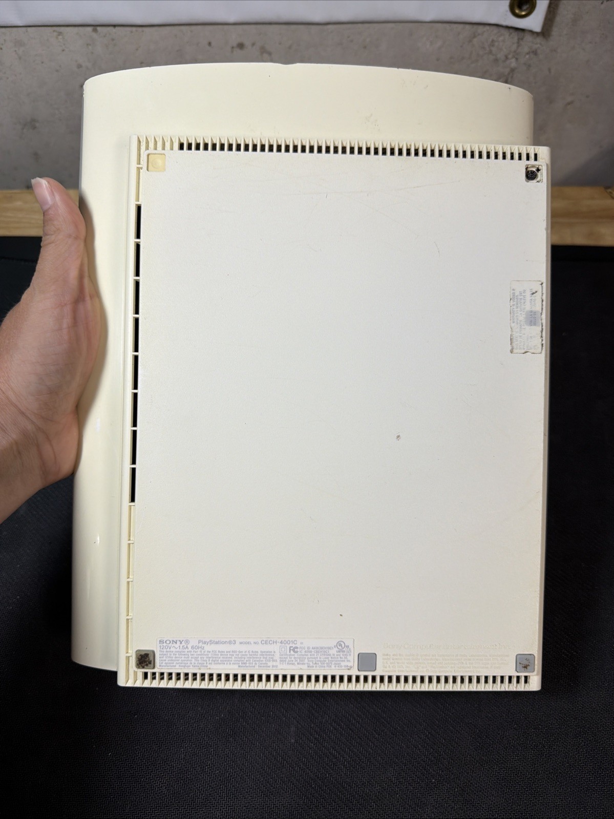 READ! PS3 CECH-4001C White Console for Parts or Repair FAST USA SHIP! Sony