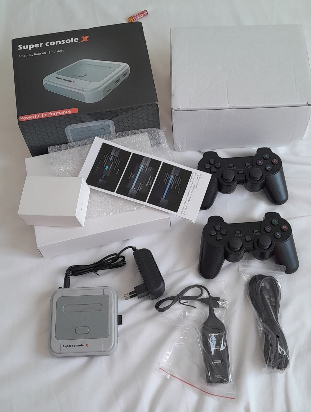 Super Console X Retro Modded Games Console – With Free SD Games Card