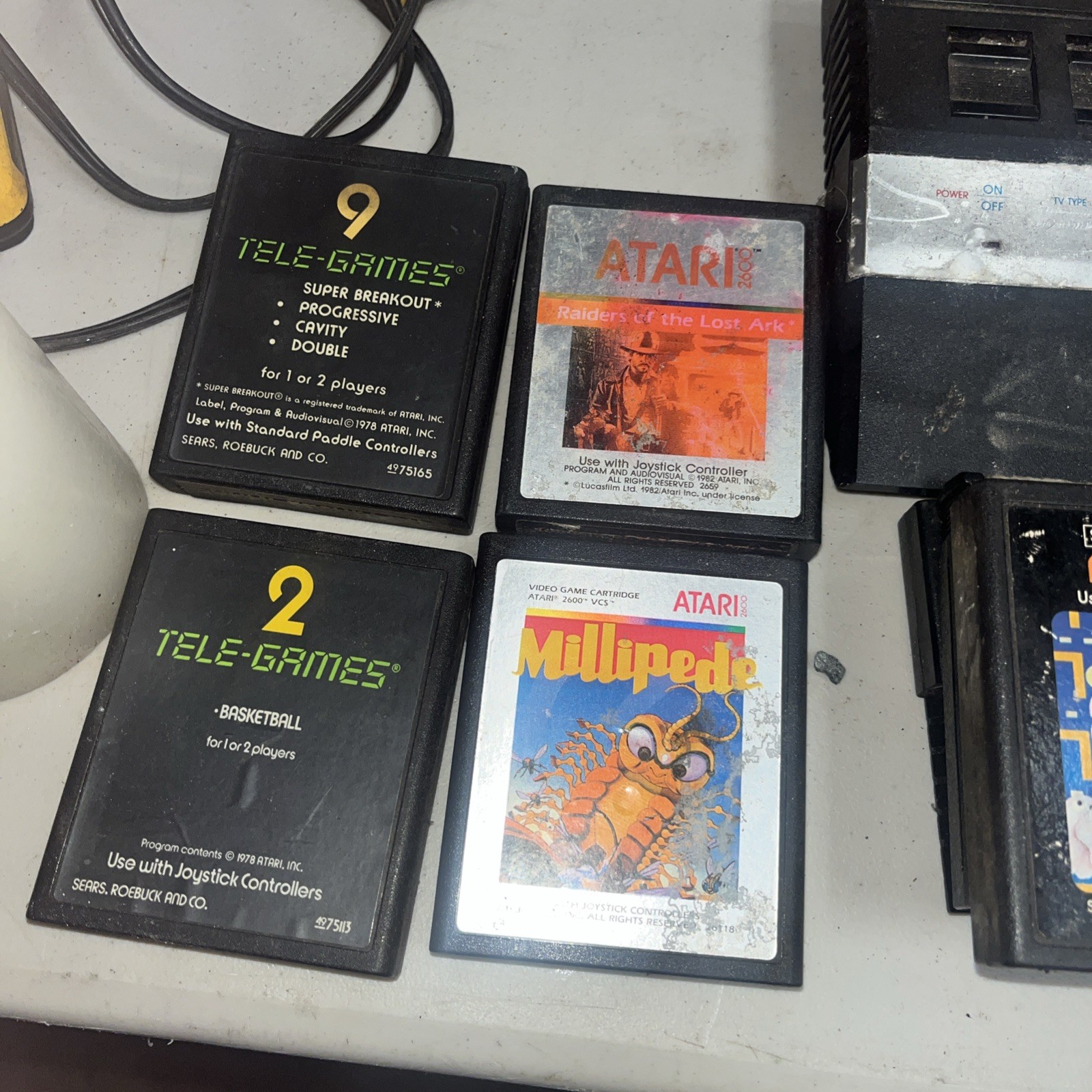 Atari 2600 Darth Vader Black Game Console And 12 Games
