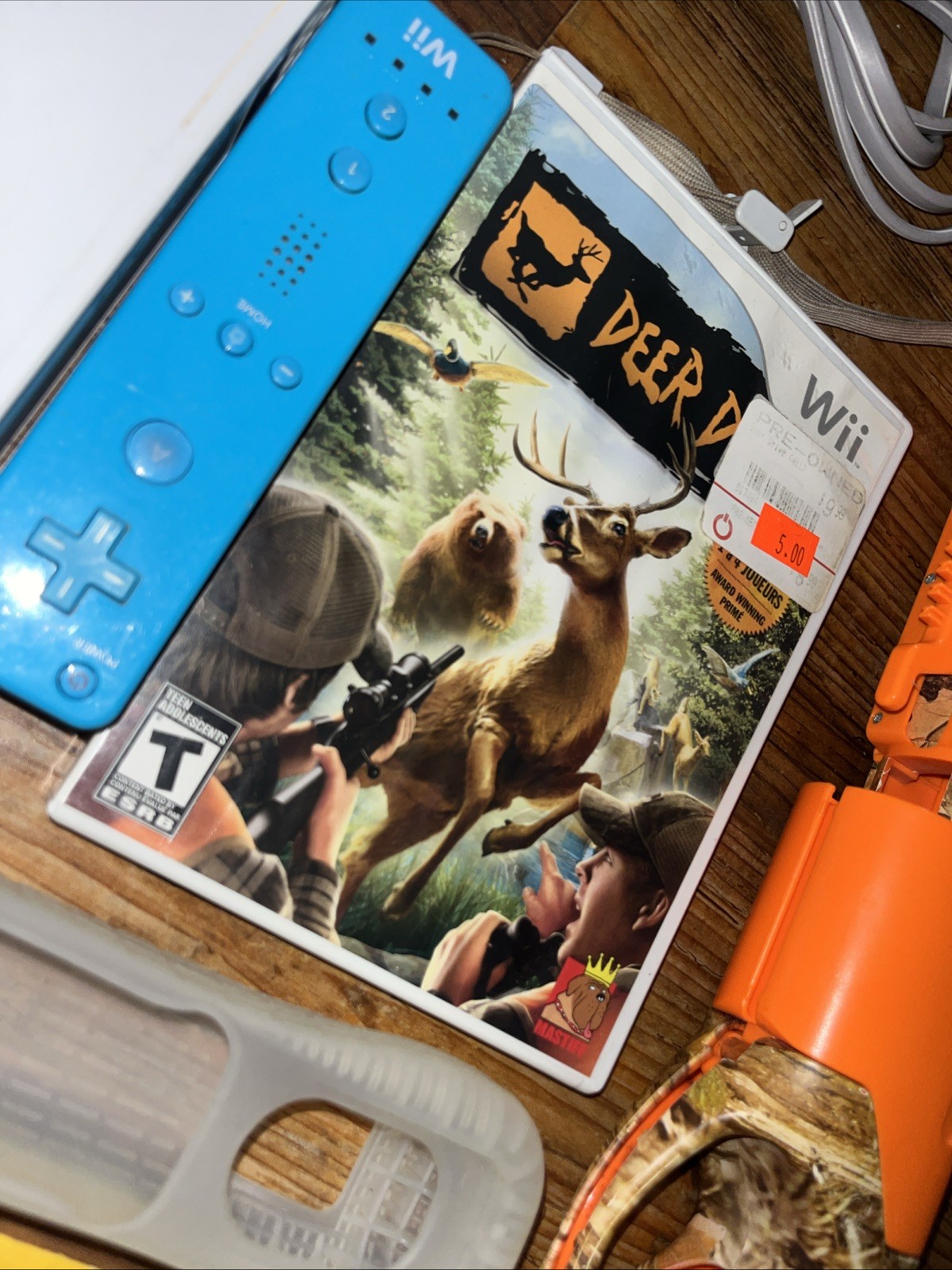 Nintendo Wii GameCube Compatible Deer Drive Cabelas Bundle RVL-001