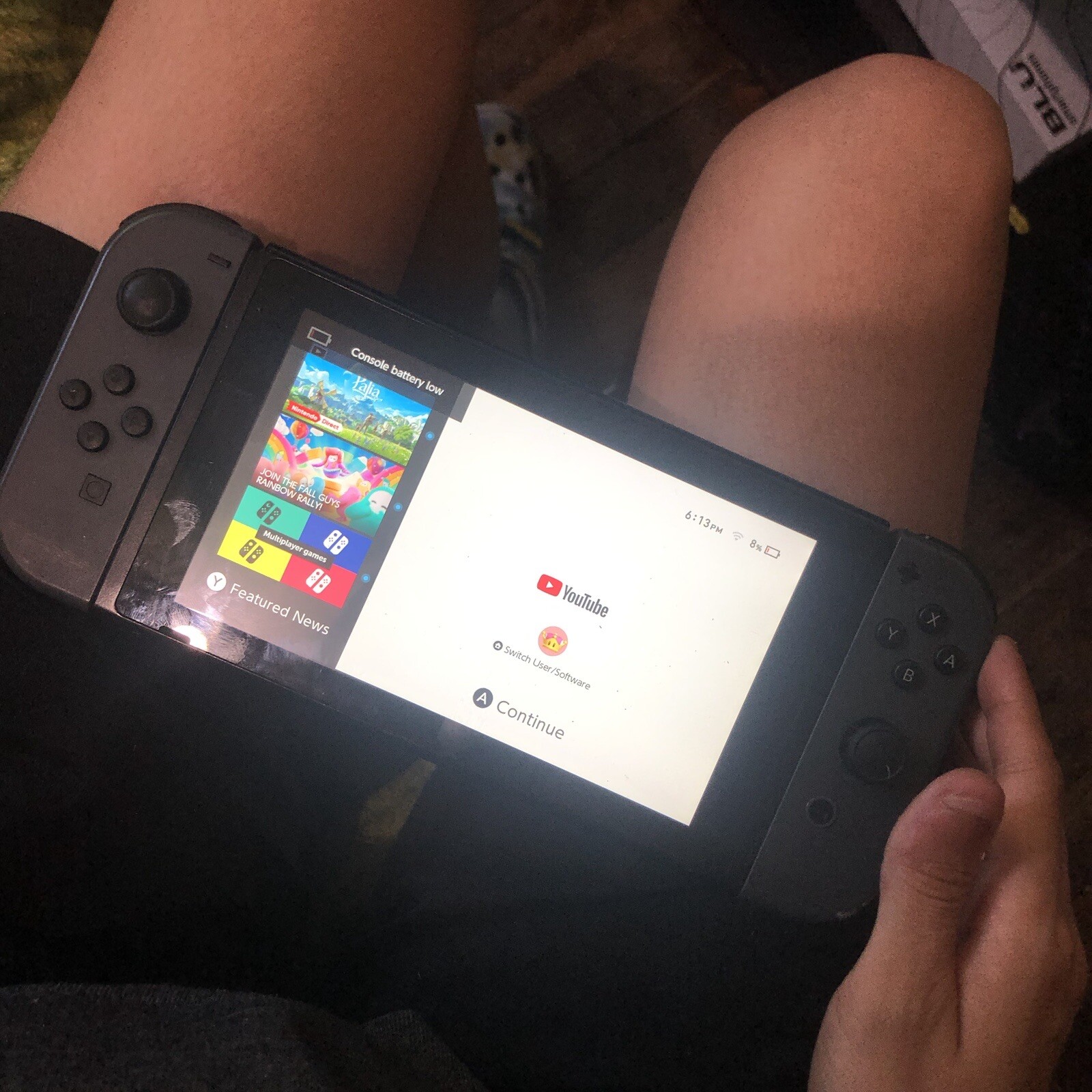 Nintendo Switch Game Console – 32GB, New Edition, Gray (10002199)