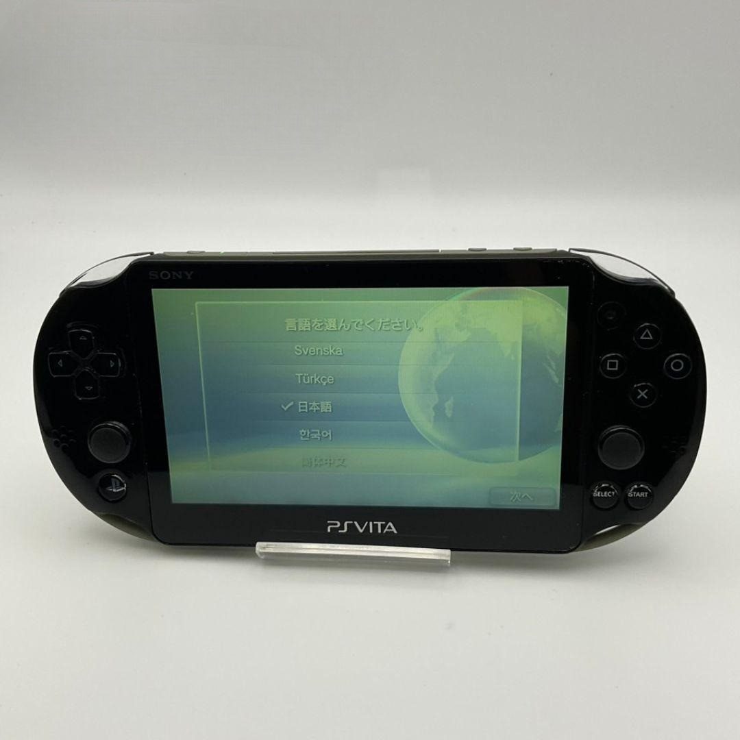 SONY PlayStation PS Vita Wi-Fi PCH-2000 Console Only Khaki Black Tested #509