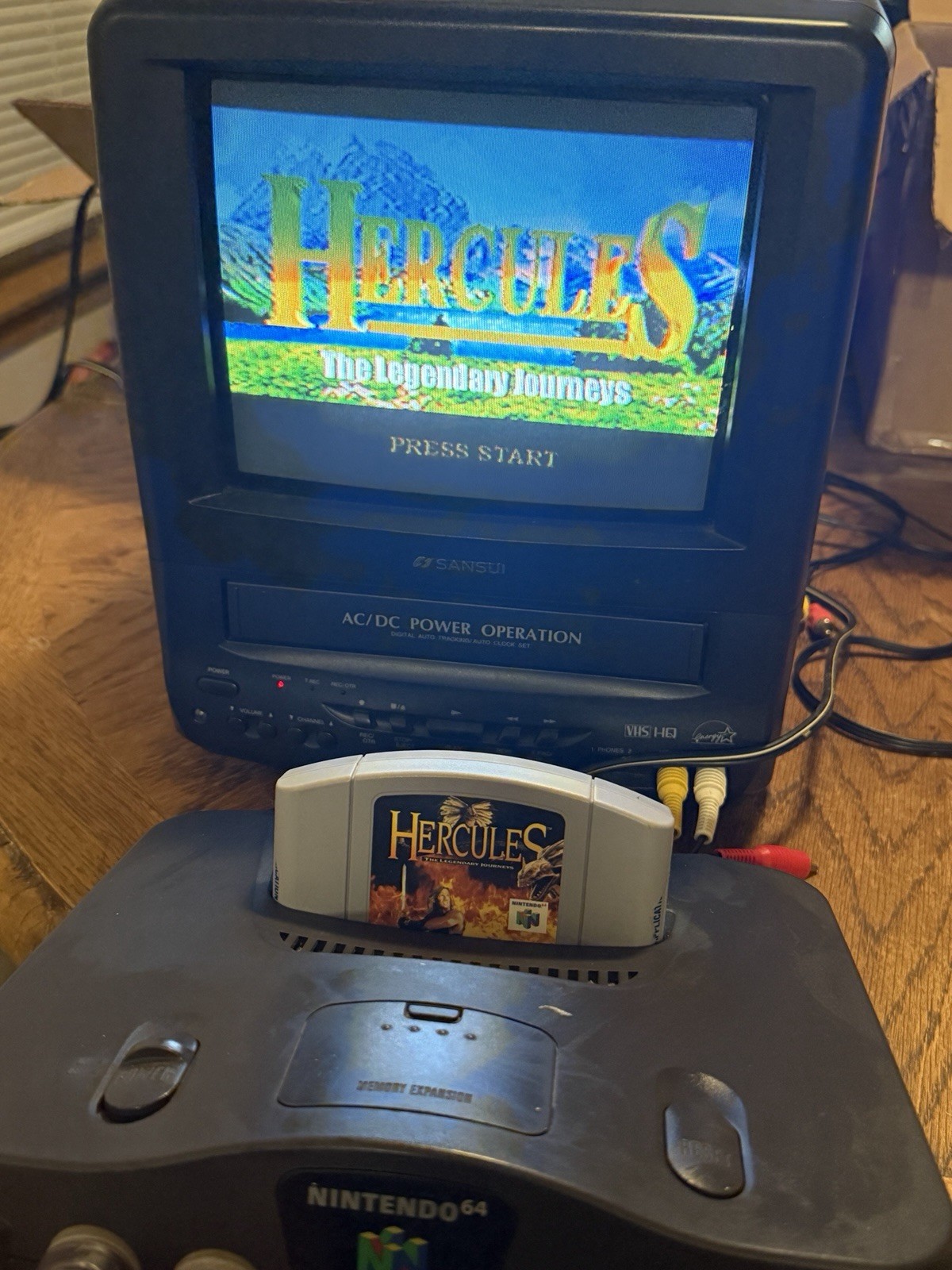 Nintendo 64 Console Game Bundle Hercules Mario Gex Perfect Dark Duke Nukem