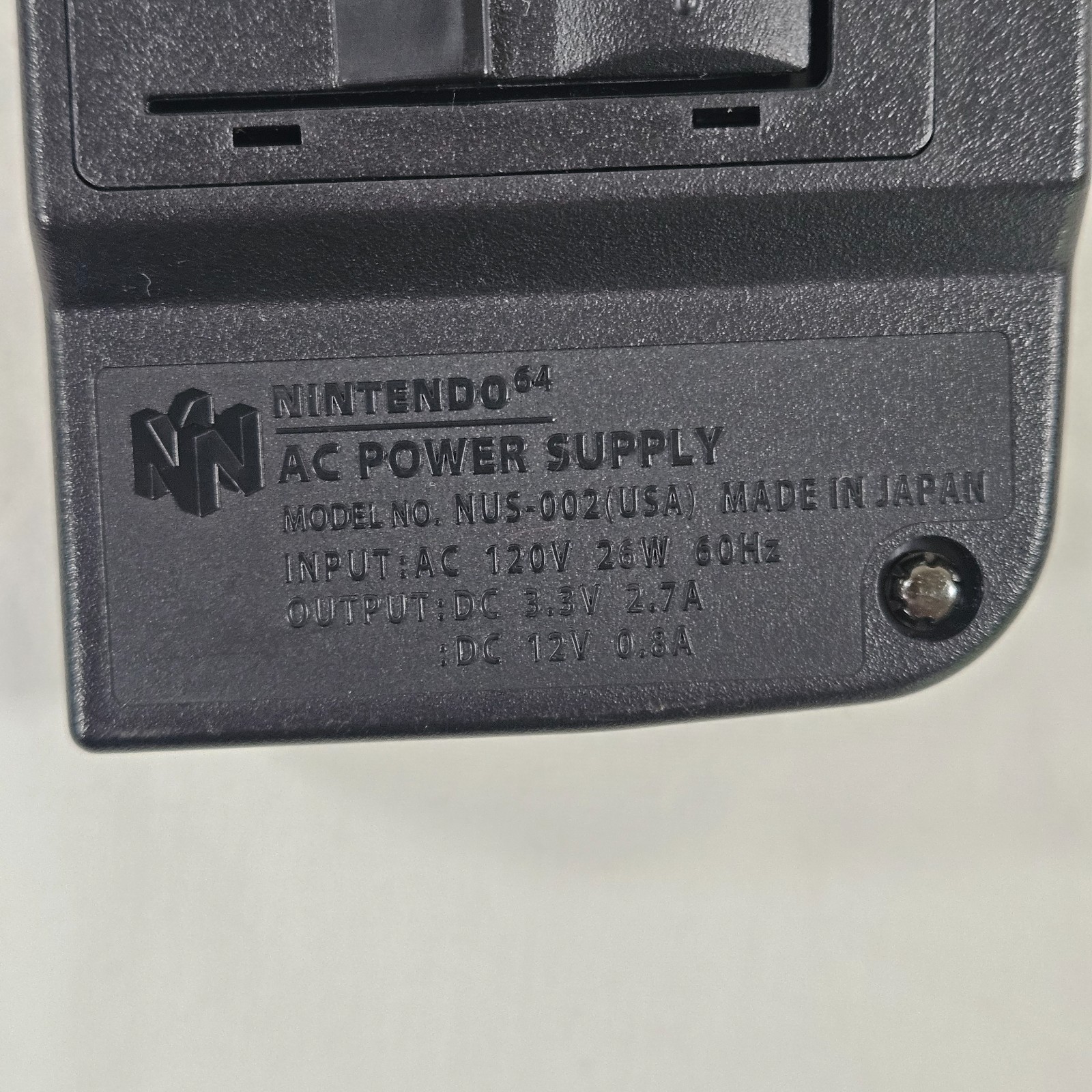 Nintendo 64 N64 Console NUS-001 2 Controllers 1 Game Rumble Pack NO AV CABLE