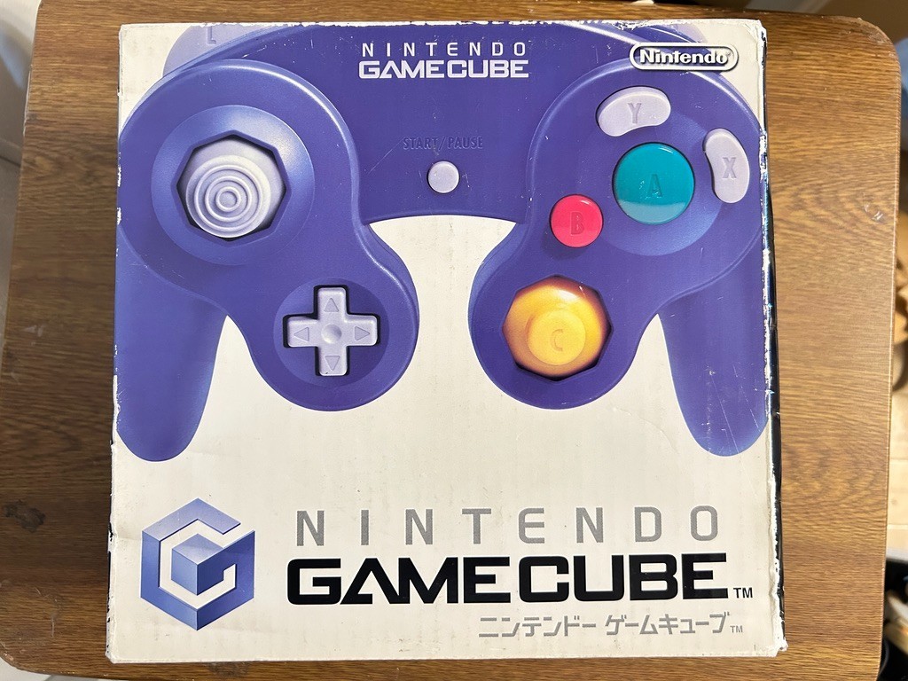 Nintendo GameCube Indigo Japan Console DOL-001 Bundle Mario Sunshine Pikmin Wari