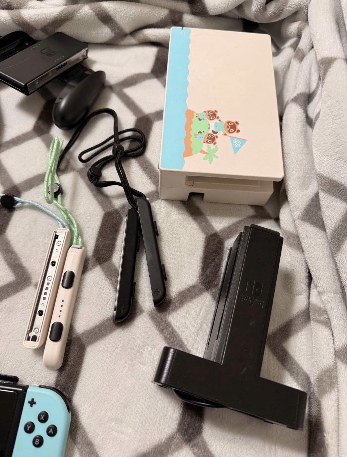 Nintendo Switch Animal Crossing Edition Console, Accessories, 256GB Memory Card
