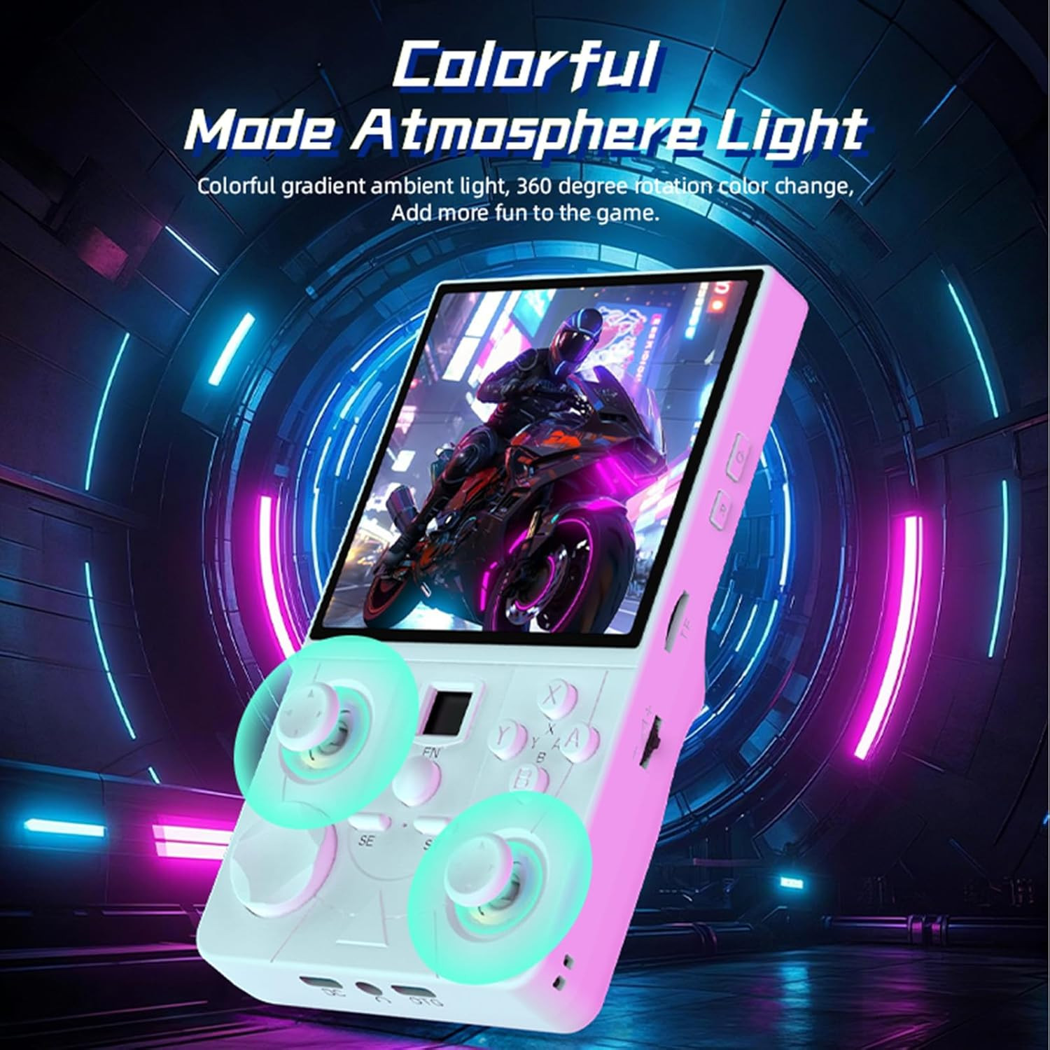 DC40V Retro Handheld Game Console, 4″ IPS Screen, 64GB, 4000mAh Battery
