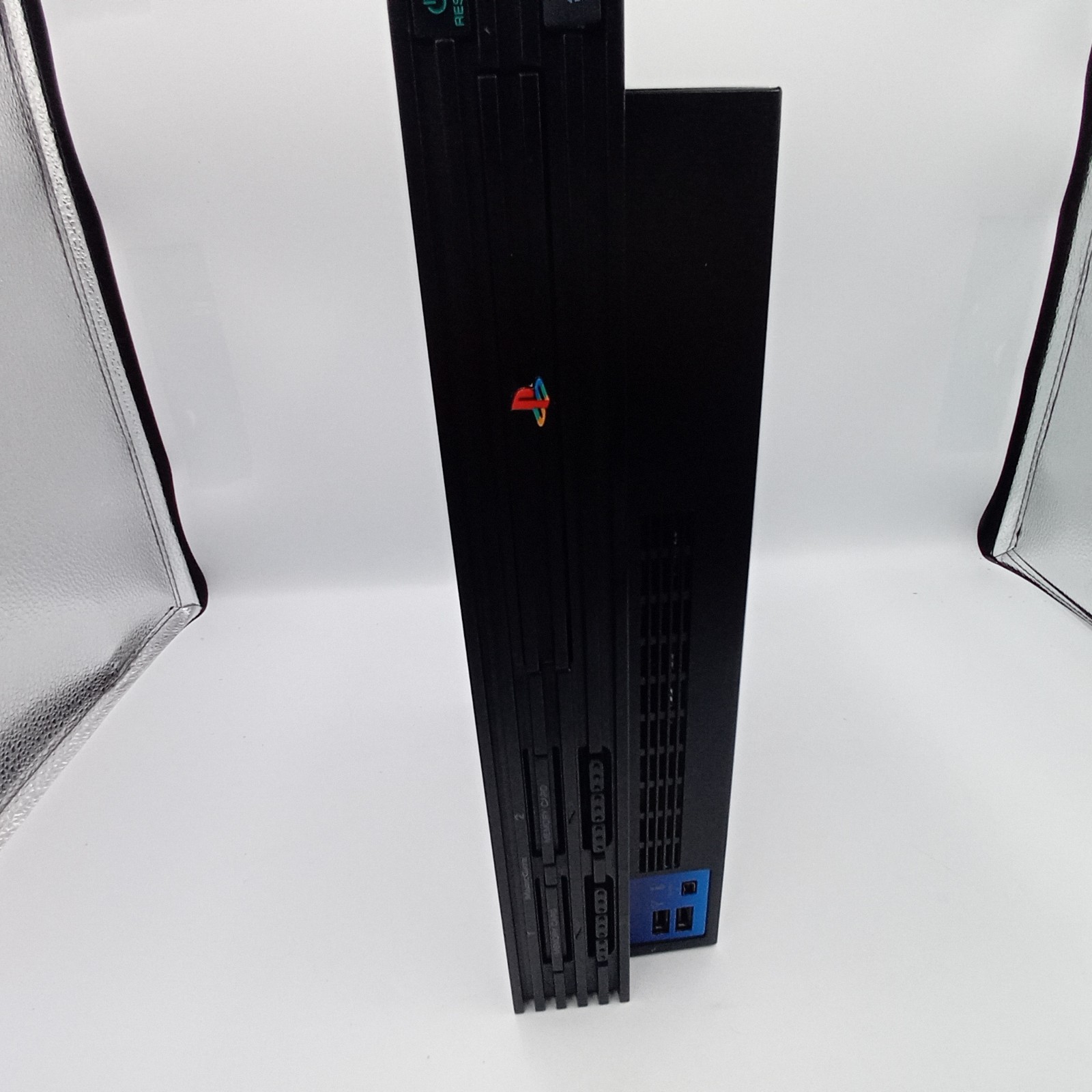 PS2 PlayStation 2 Console Flat Black SCPH-10000 With Memory Card Japanese Tested