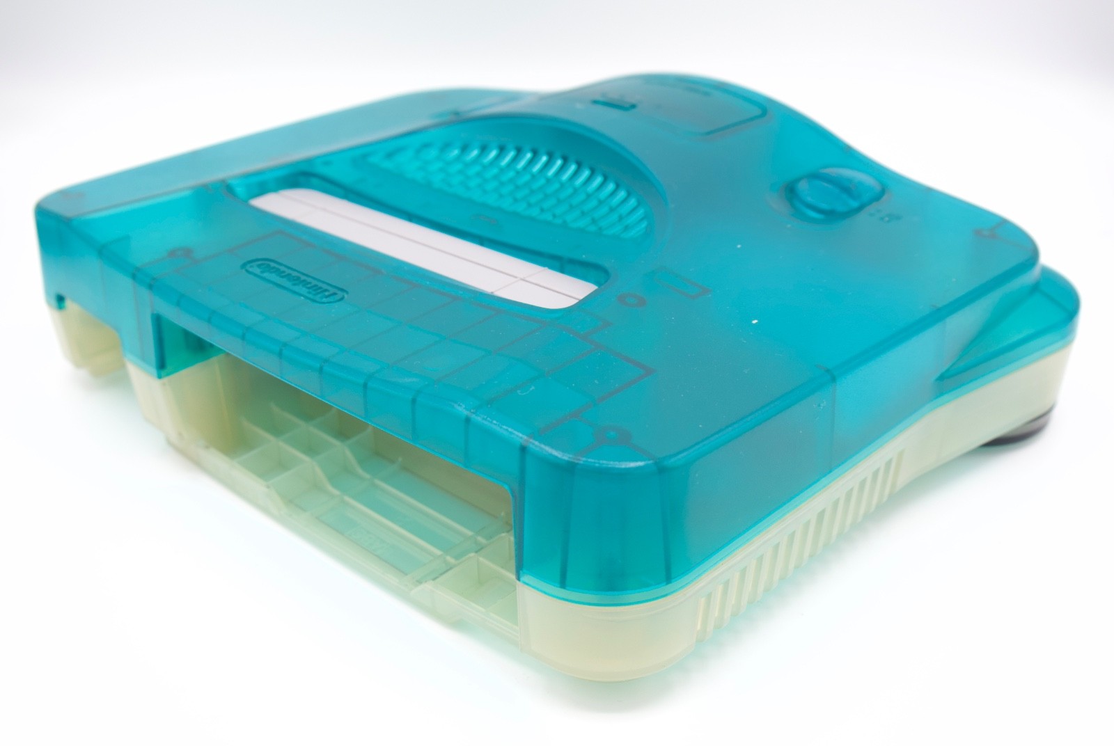 Nintendo 64 Clear Blue Console Set Controller Included NTSC-J Japan Tested