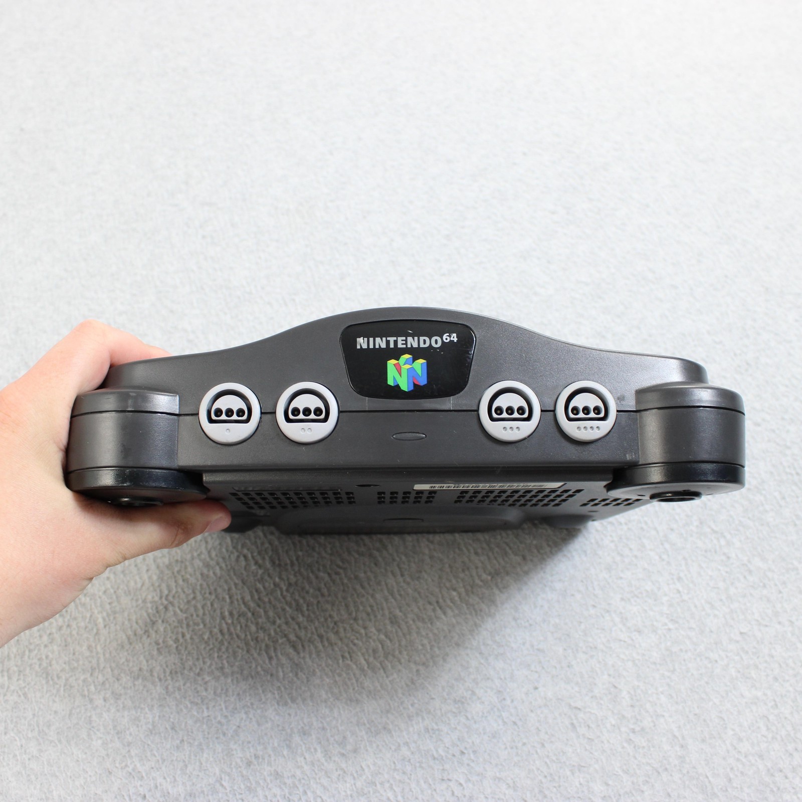 Nintendo 64 Gray Console System NUS-001 USA NTSC Jumper Pak AC Adapter UNTESTED