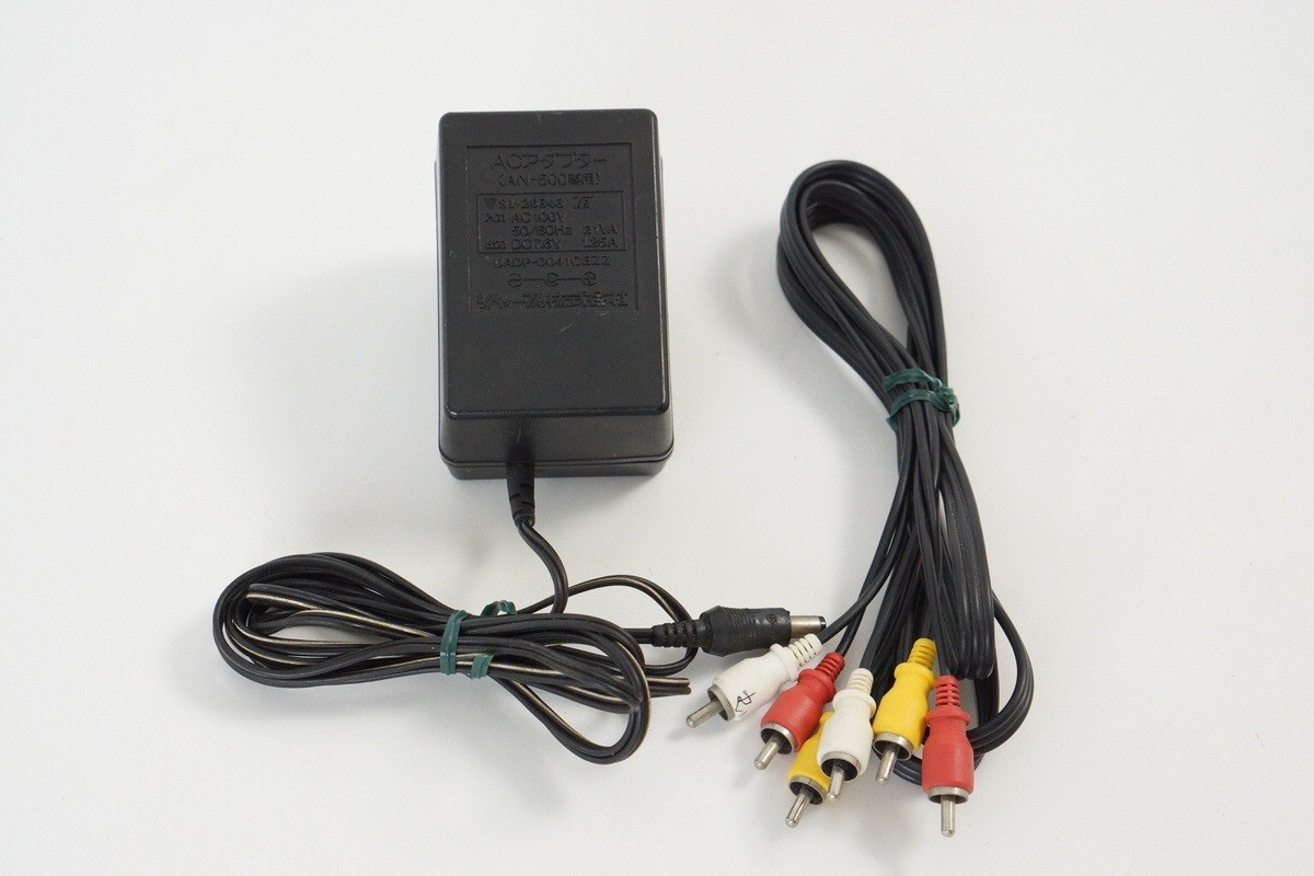 TWIN FAMICOM SHARP Console AN505-RD Red Tested System 321324
